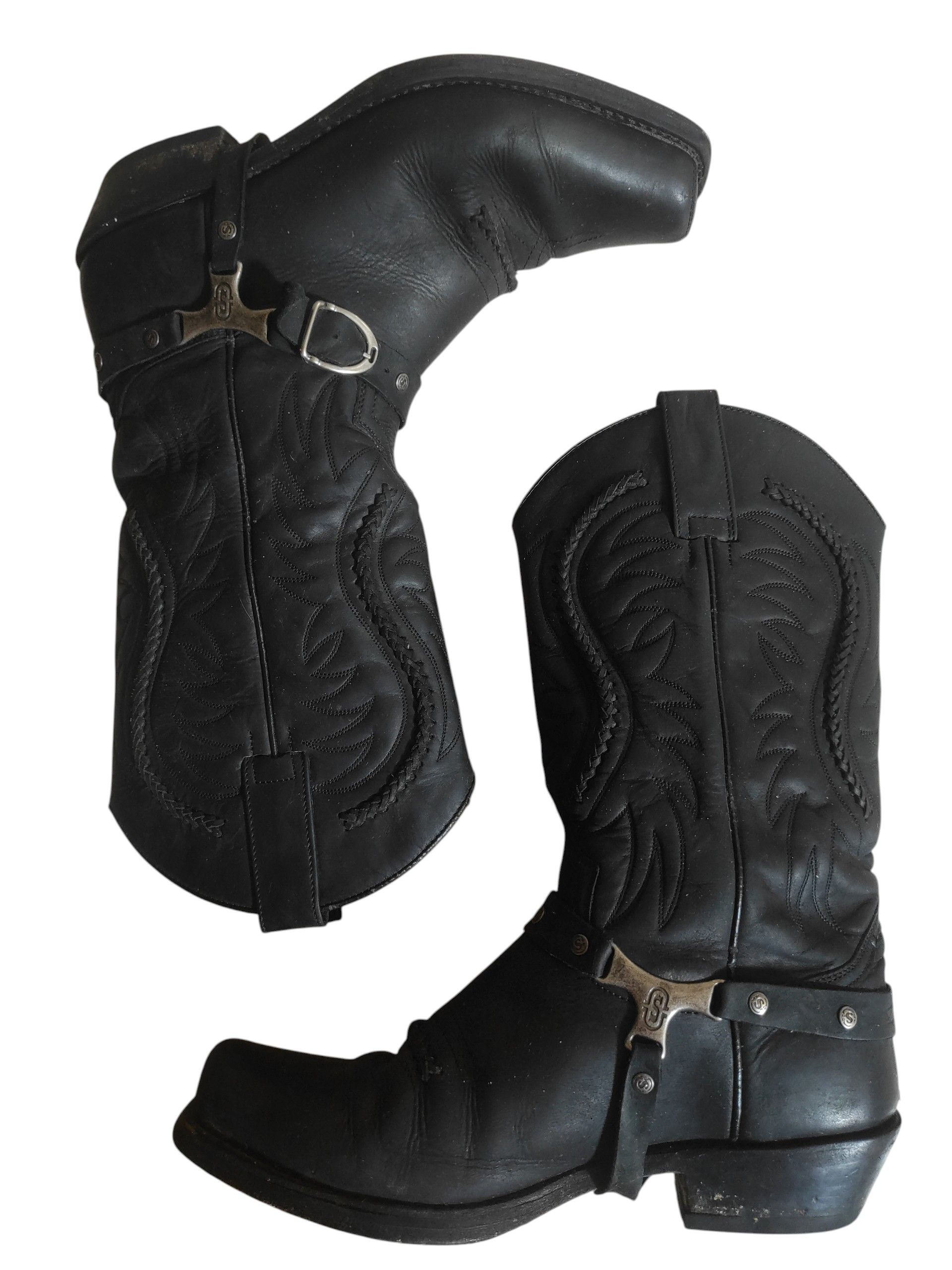 Sendra Sendra Biker Western Boots Santiags Square Toe Size US 8.5 / EU 41-42 - 2 Thumbnail