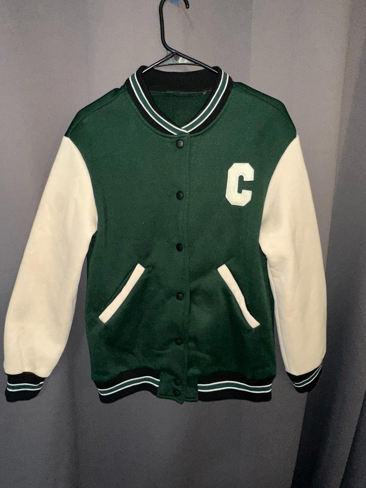 The Unbranded Brand “Varsity Green Dream – Letter ‘C’ Jacket” LG Size US L / EU 52-54 / 3 - 1 Thumbnail