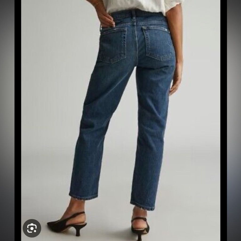 Everlane Everlane The Crop Shortie Organic Denim Blue Jeans Size 25 Size 25" / US 0 / IT 36 - 3 Thumbnail