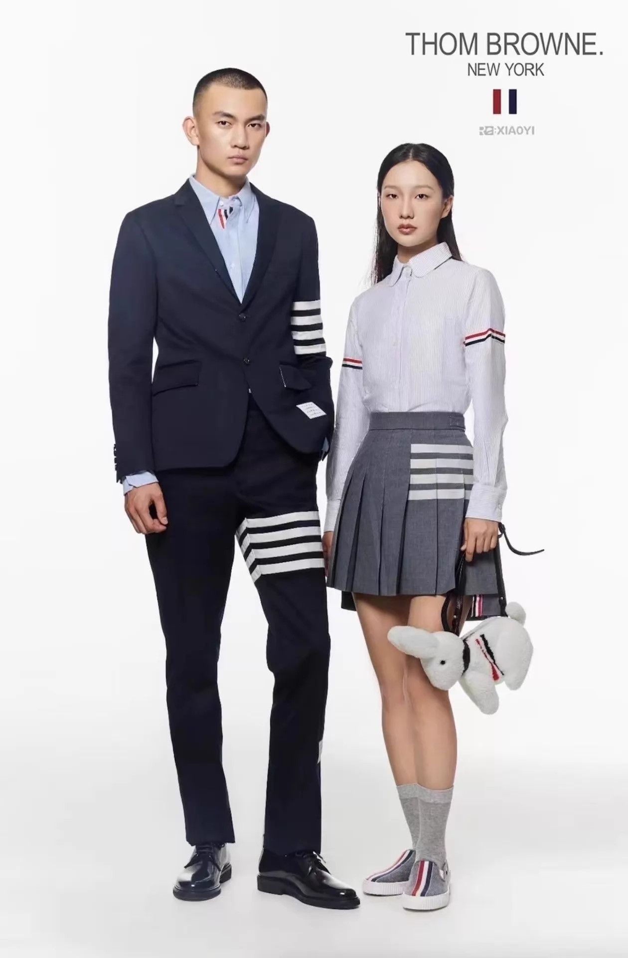 Thom Browne Thom Browne Classic 4-Bar Chino Navy Blue Size 2 Size US 32 / EU 48 - 8 Thumbnail