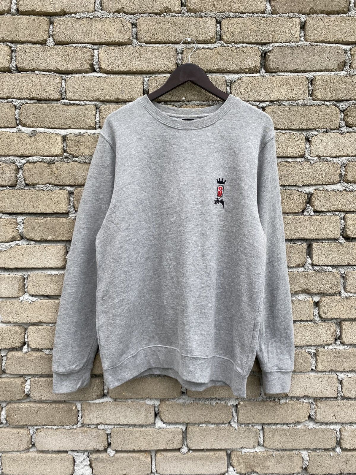 Stussy Vintage Stussy Crown Sweatshirt Size US L / EU 52-54 / 3 - 2 Thumbnail