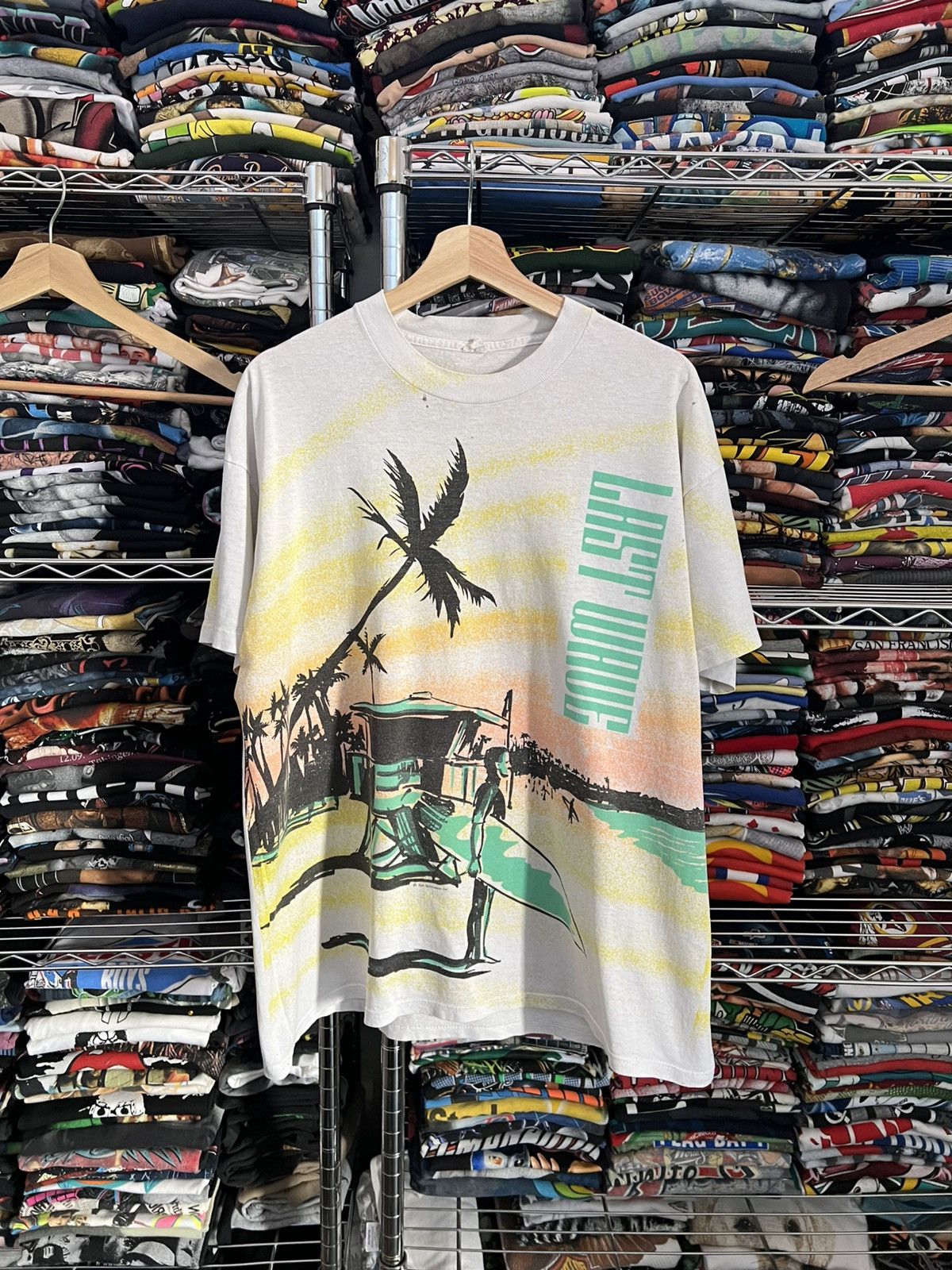 Arts & Science 90s Last Wave Surfing AOP Single Stitch Sun Sportswear Tee Size US L / EU 52-54 / 3 - 1 Thumbnail