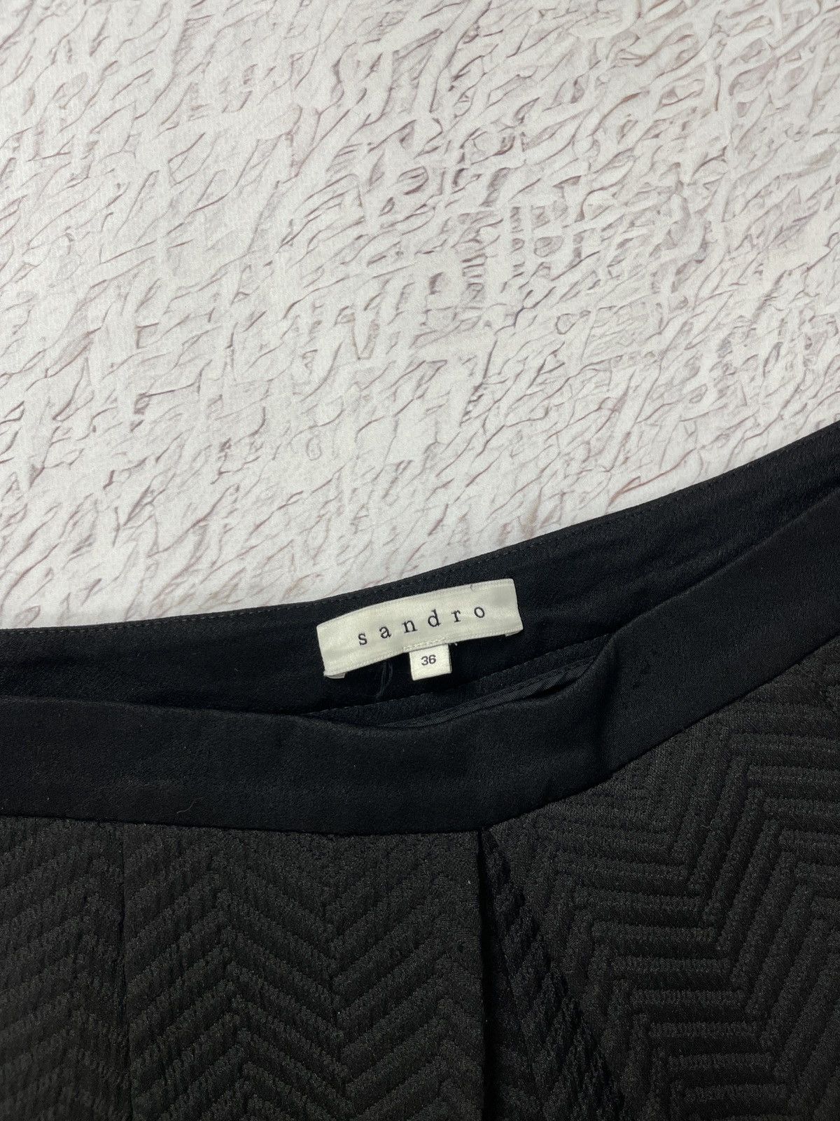 Sandro Sandro Paris black mini skirt size 36 Size 26" / US 2 / IT 38 - 3 Thumbnail