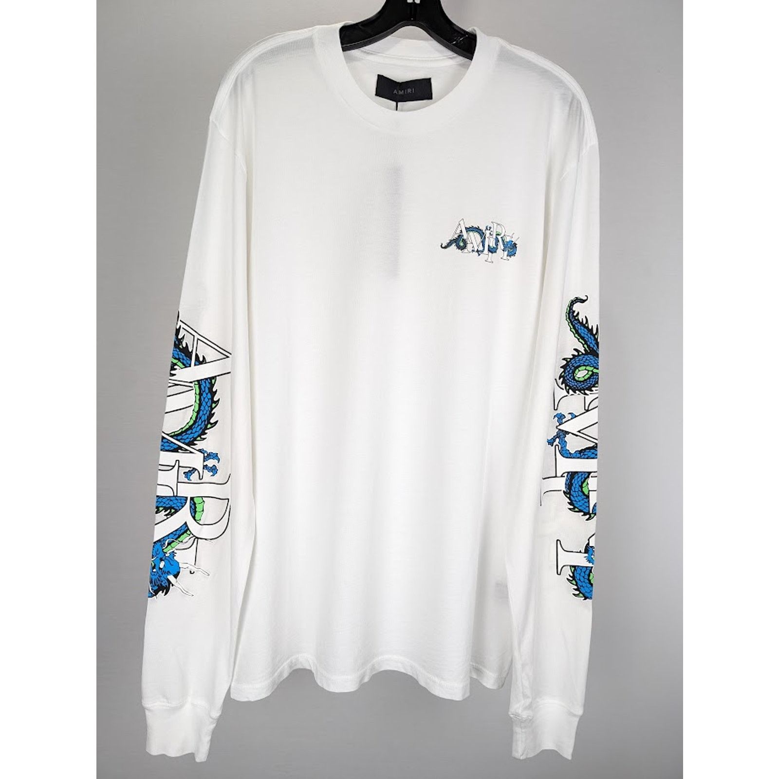 Amiri o1rshd1 Q:2 / CNY Dragon L/S T-Shirt in White Size US XXL / EU 58 / 5 - 2 Thumbnail