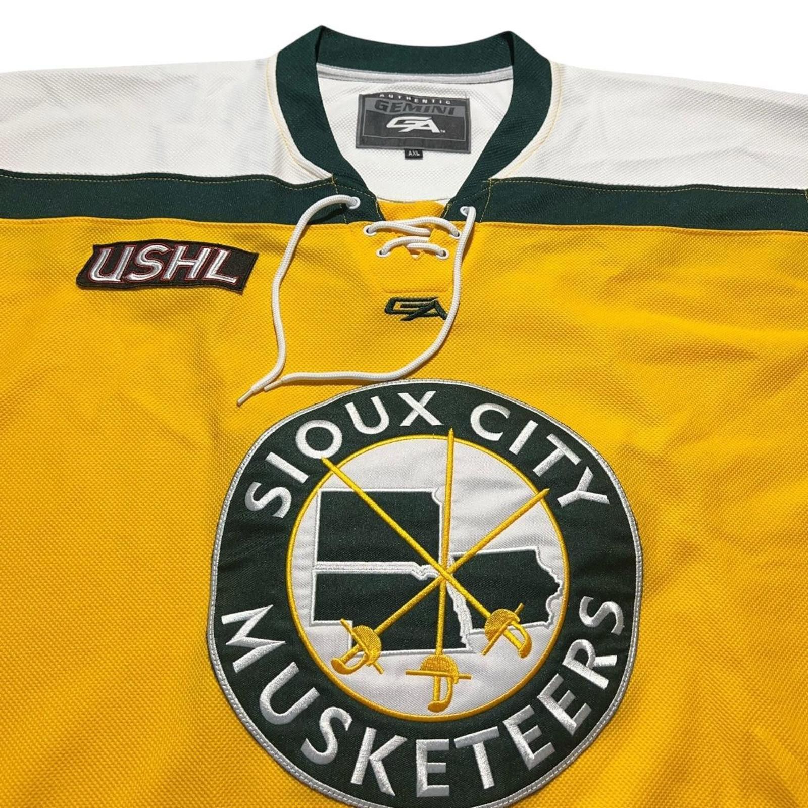 Other Sioux City Musketeers Hockey Jersey (Rare) Size US XL / EU 56 / 4 - 3 Thumbnail