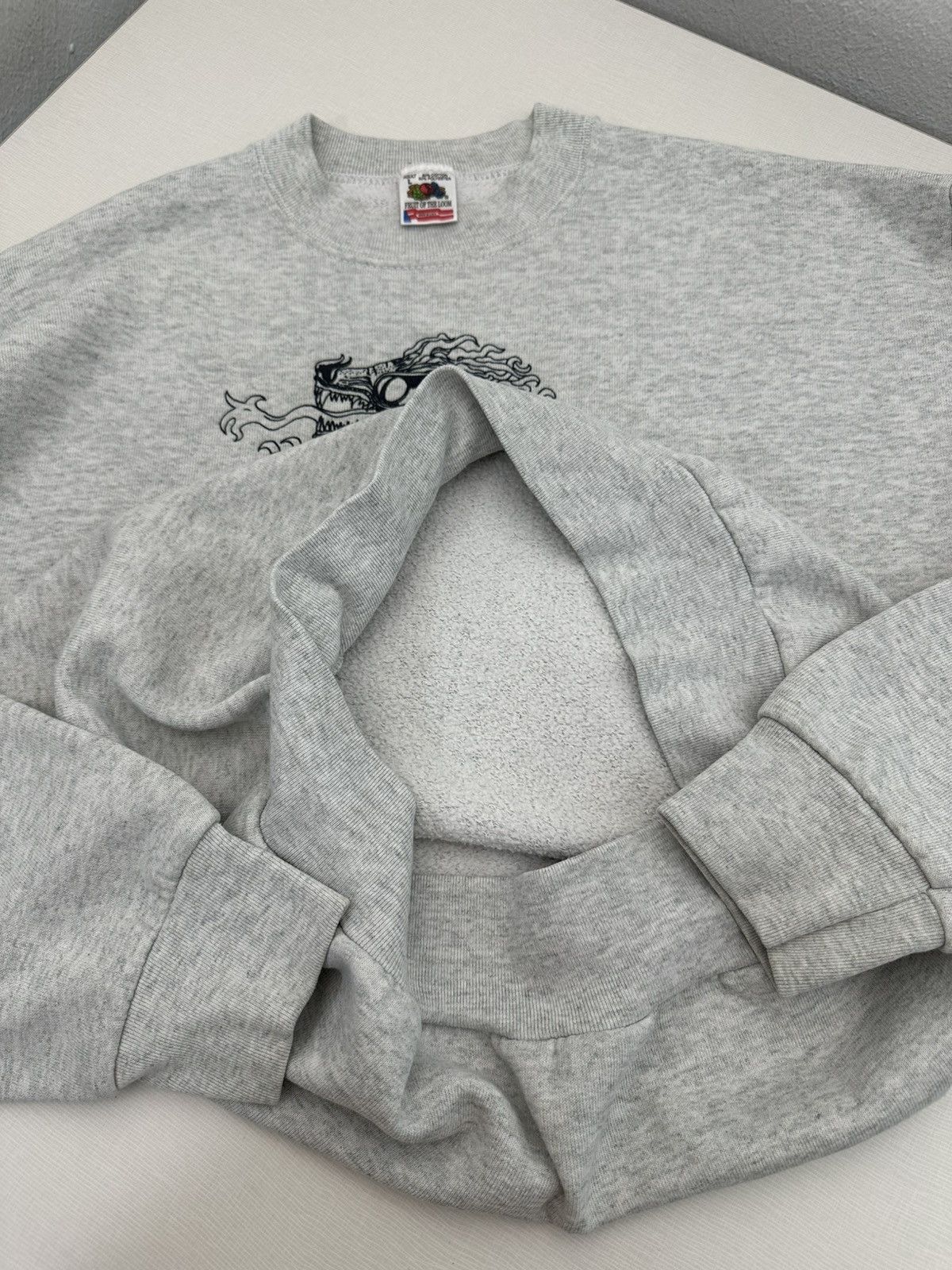 Fruit Of The Loom Vintage 90s Dragon Chinatown San Francisco Souvenir Crewneck Size US L / EU 52-54 / 3 - 7 Thumbnail