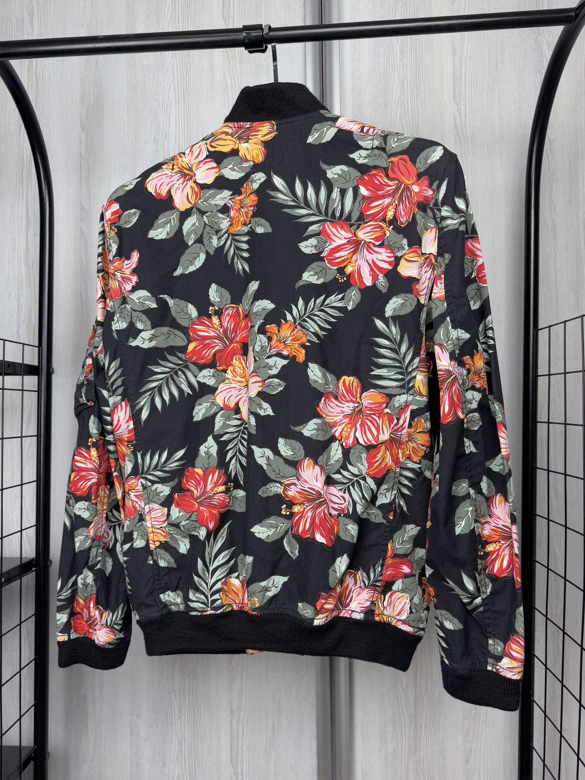 Denim & Supply Ralph Lauren Denim & Supply Ralph Lauren Black Tropic Floral Print Bomber Size US M / EU 48-50 / 2 - 8 Thumbnail
