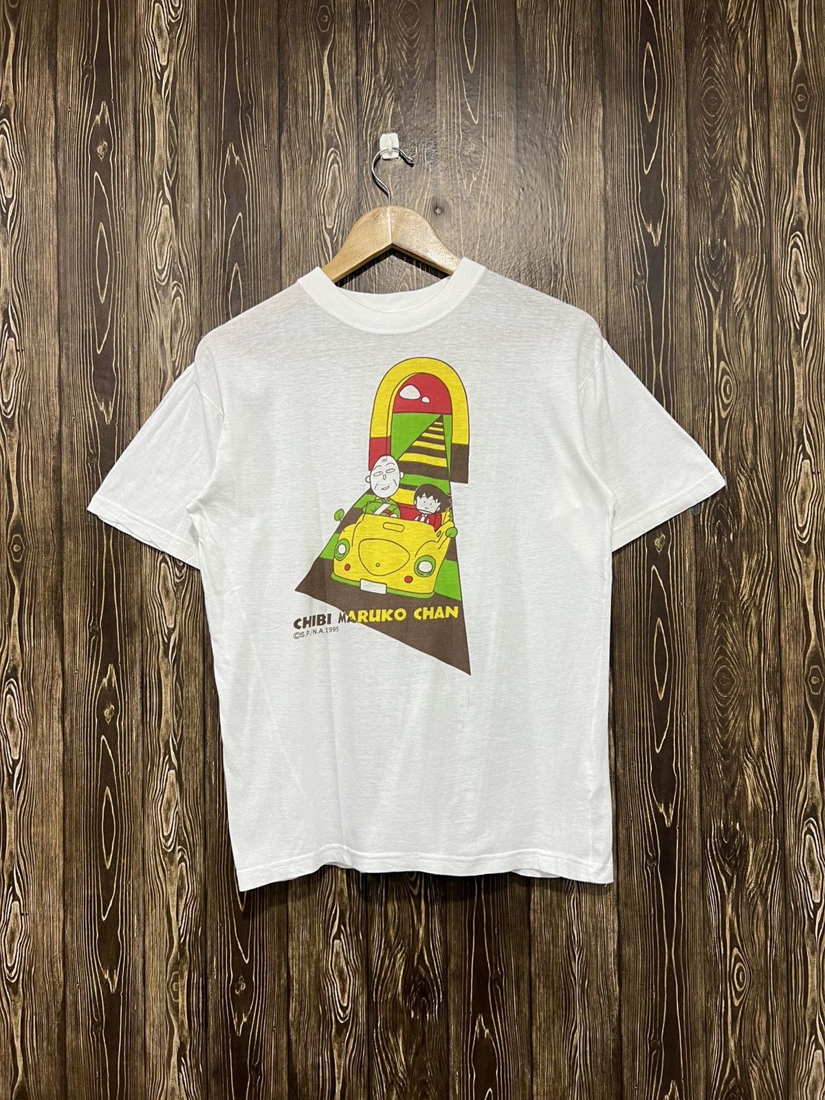 Anime Vintage 90s Chibi Maruko Chan Tshirt Size US M / EU 48-50 / 2 - 1 Thumbnail