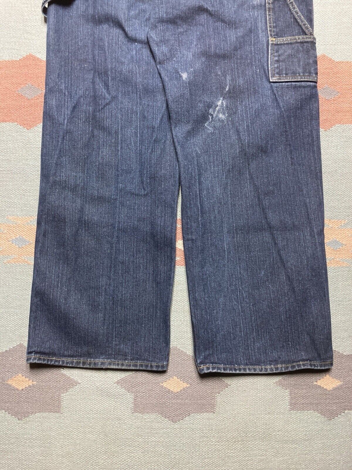 Nautica × Vintage VTG y2k baggy jeans nautica carpenter wide leg skater 34x29 Size US 34 / EU 50 - 2 Thumbnail