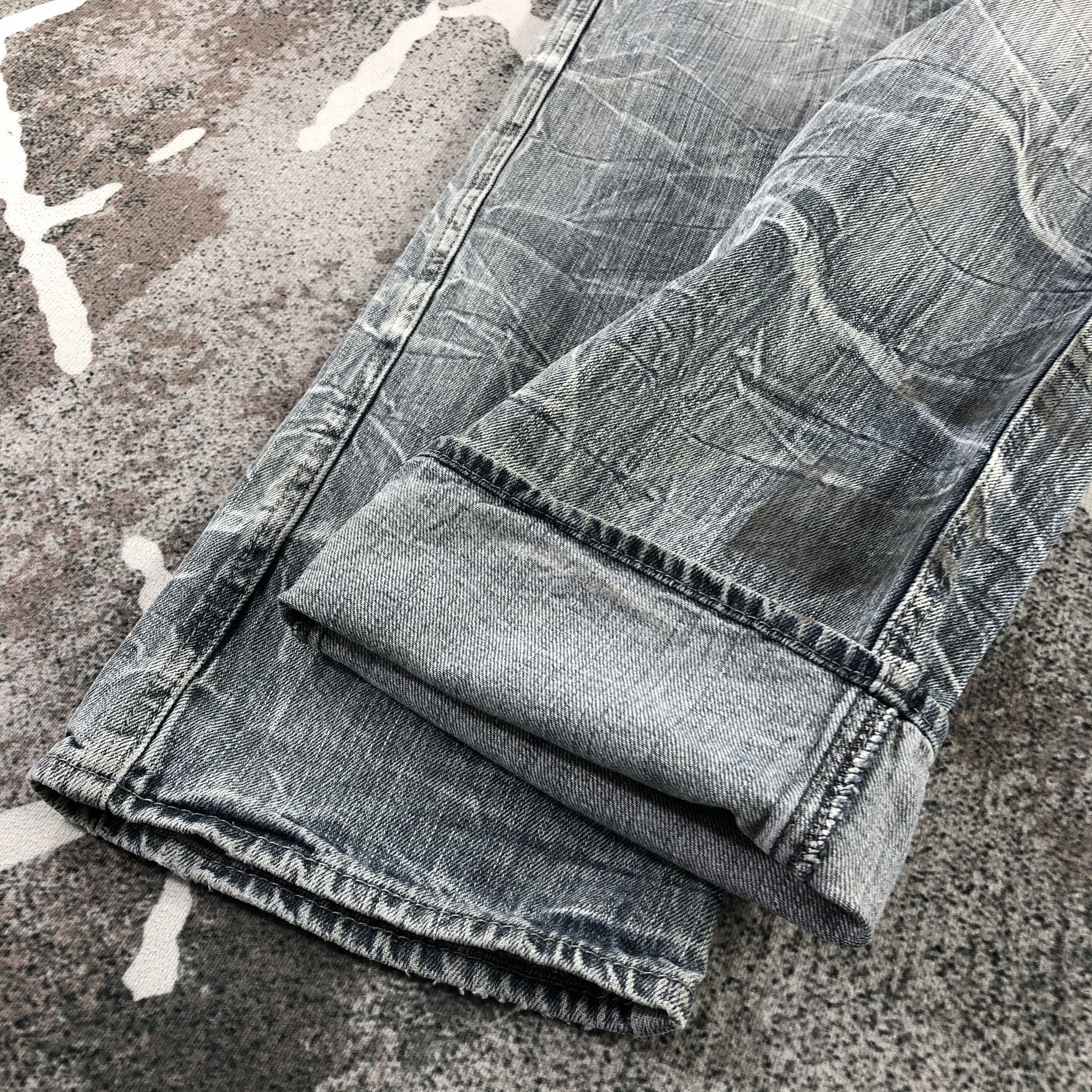 Japanese Brand Dominate Handcrafted Jeans Faded Blue Denim KJ1331 Size US 30 / EU 46 - 5 Thumbnail