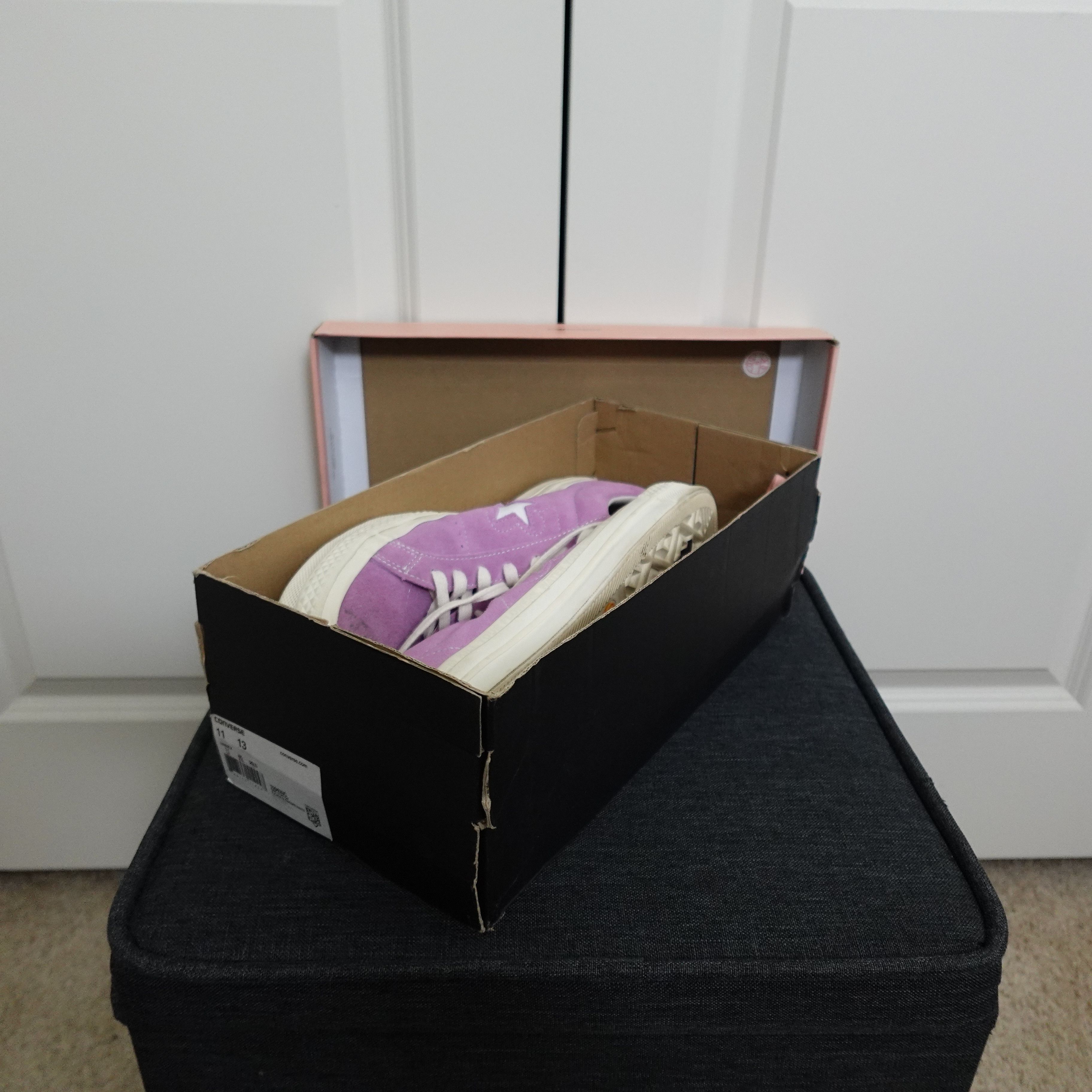 Golf le Fleur Converse x Golf Le Fleur One Star Fuchsia Glow Purple Size US 11 / EU 44 - 9 Thumbnail
