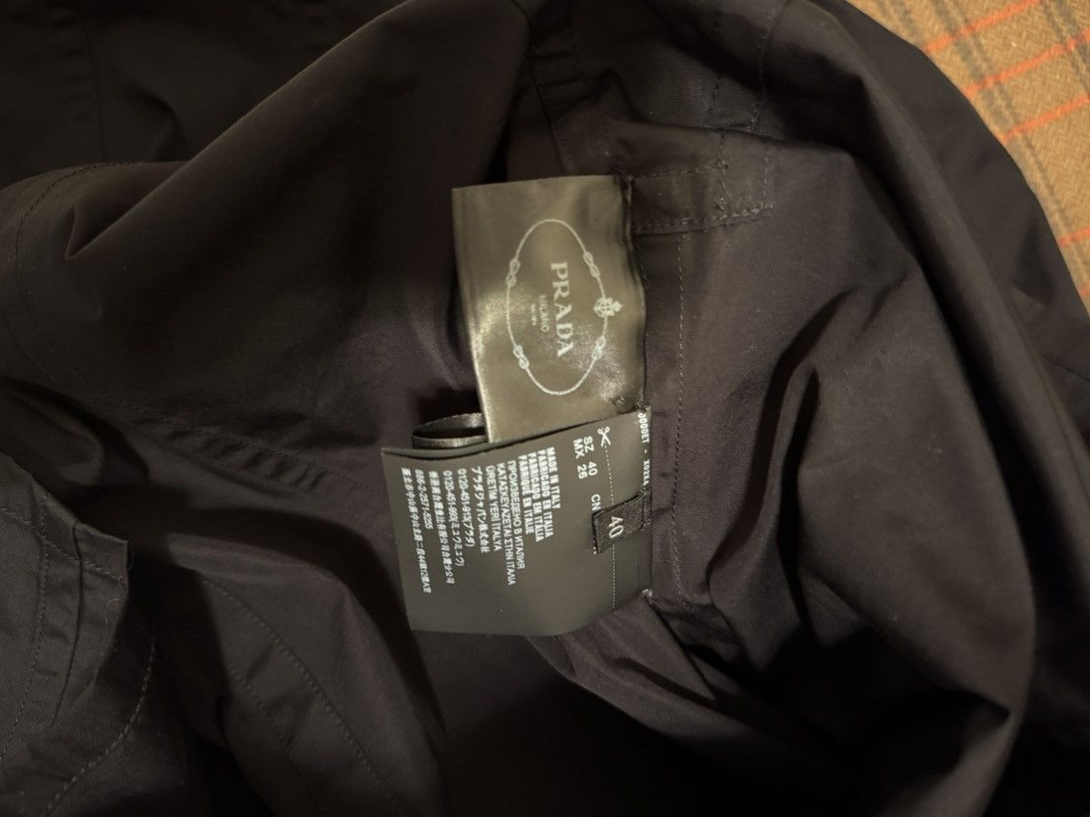 Prada Cotton Poplin Lace Up Shirt