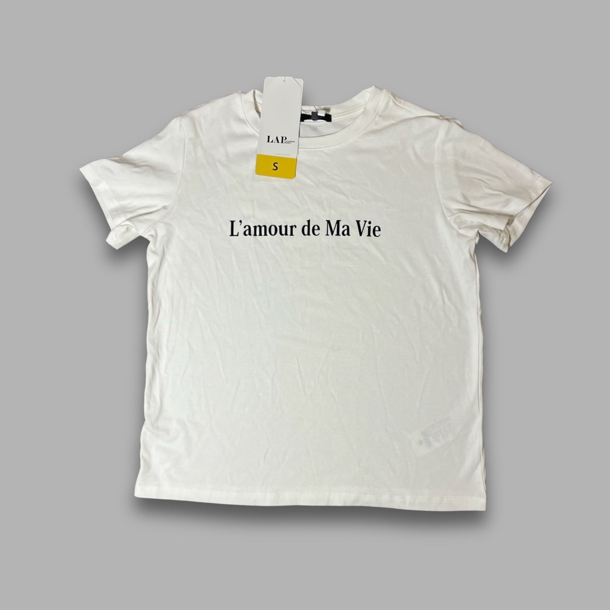 Other LAP Los Angeles Project White Graphic T-Shirt Lamour De Ma V Size US S / EU 44-46 / 1 - 2 Thumbnail