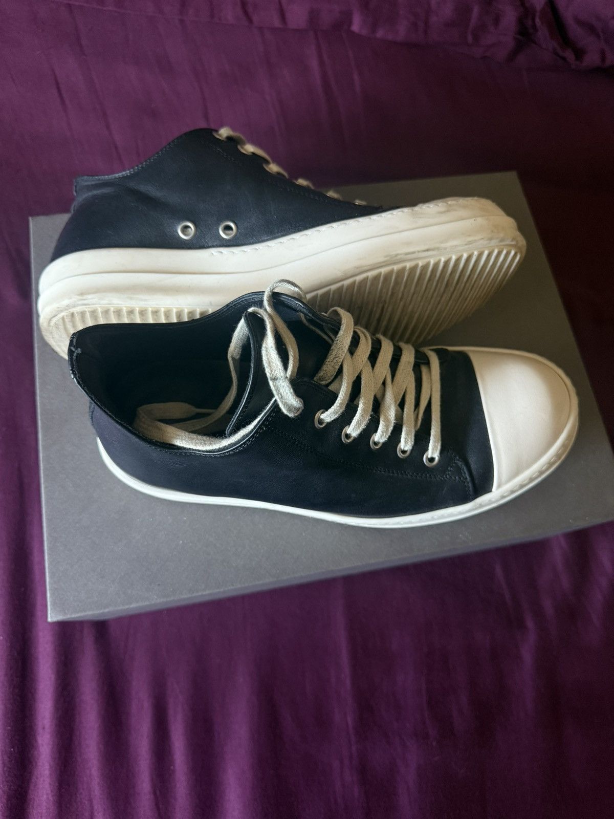 Rick Owens Rick Owens low sneakers Size US 6.5 / EU 39-40 - 2 Thumbnail