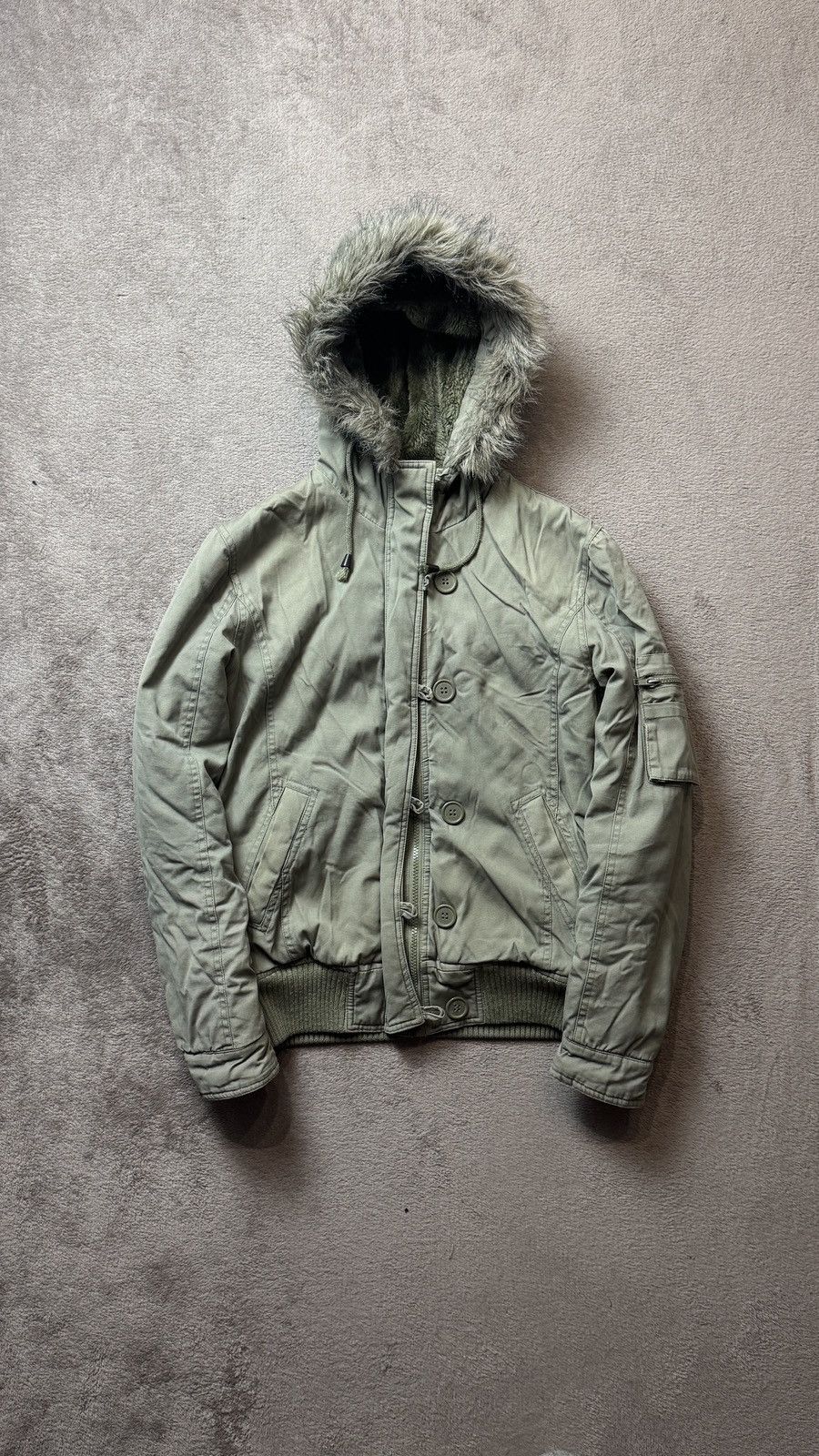 Japanese Brand × Vintage Vintage y2k pilot N2B bomber jacket sith