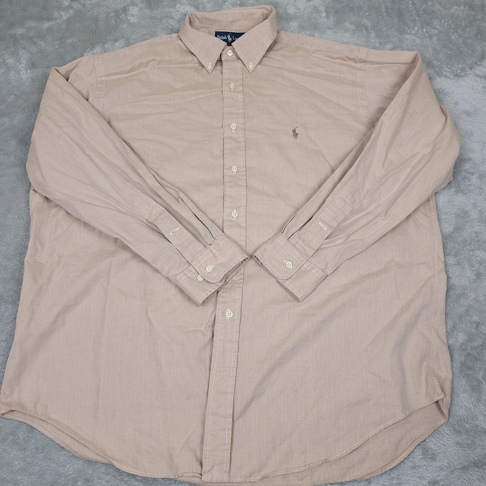 Polo Ralph Lauren Ralph Lauren Shirt Men 17-34/35 (L) Yarmouth Cotton Flesh Po Size US XL / EU 56 / 4 - 1 Thumbnail