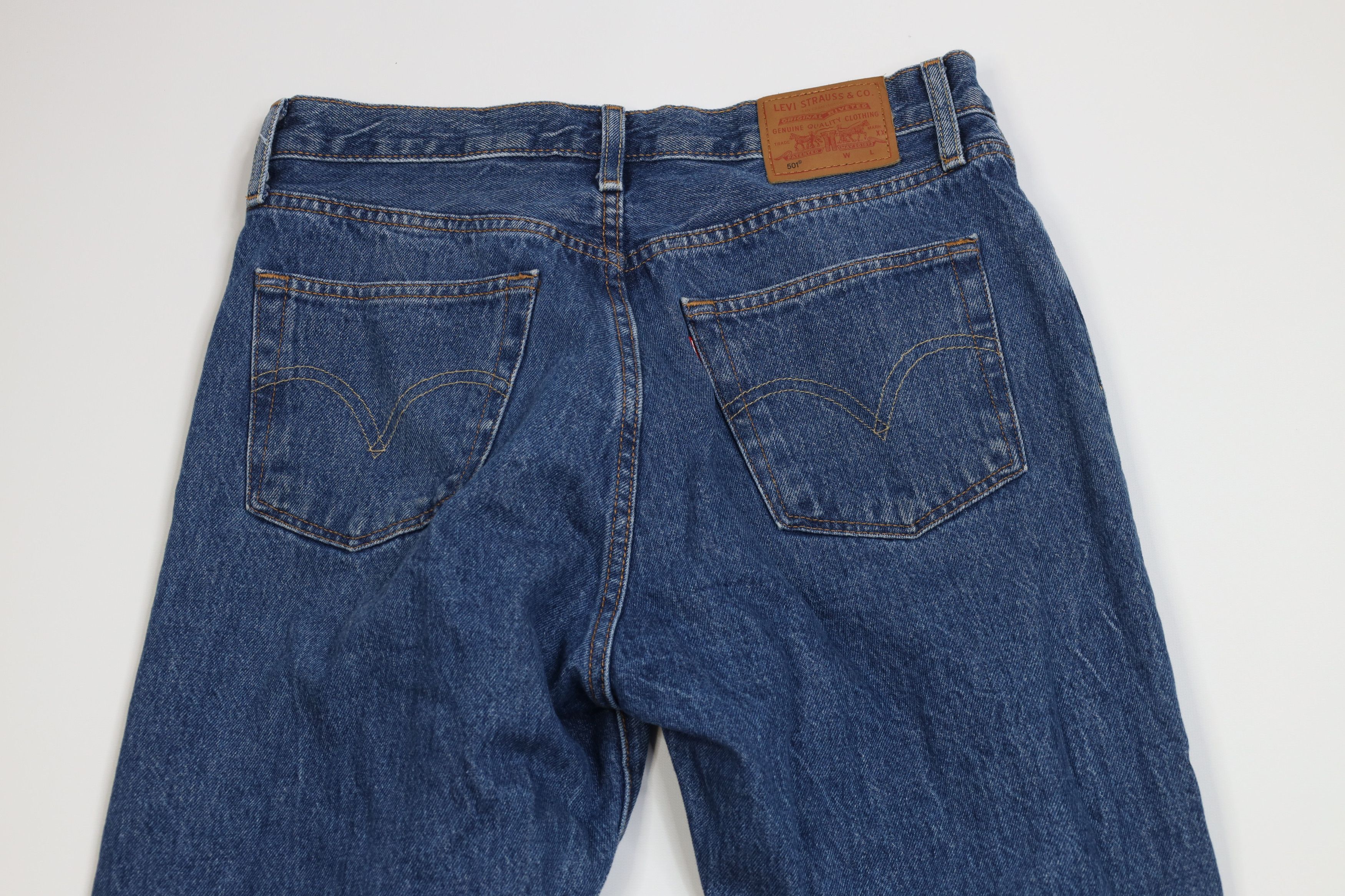 Levi's Vintage Y2K Levis 505 Premium Fly Regular Fit Denim Jeans Size 29" - 9 Thumbnail
