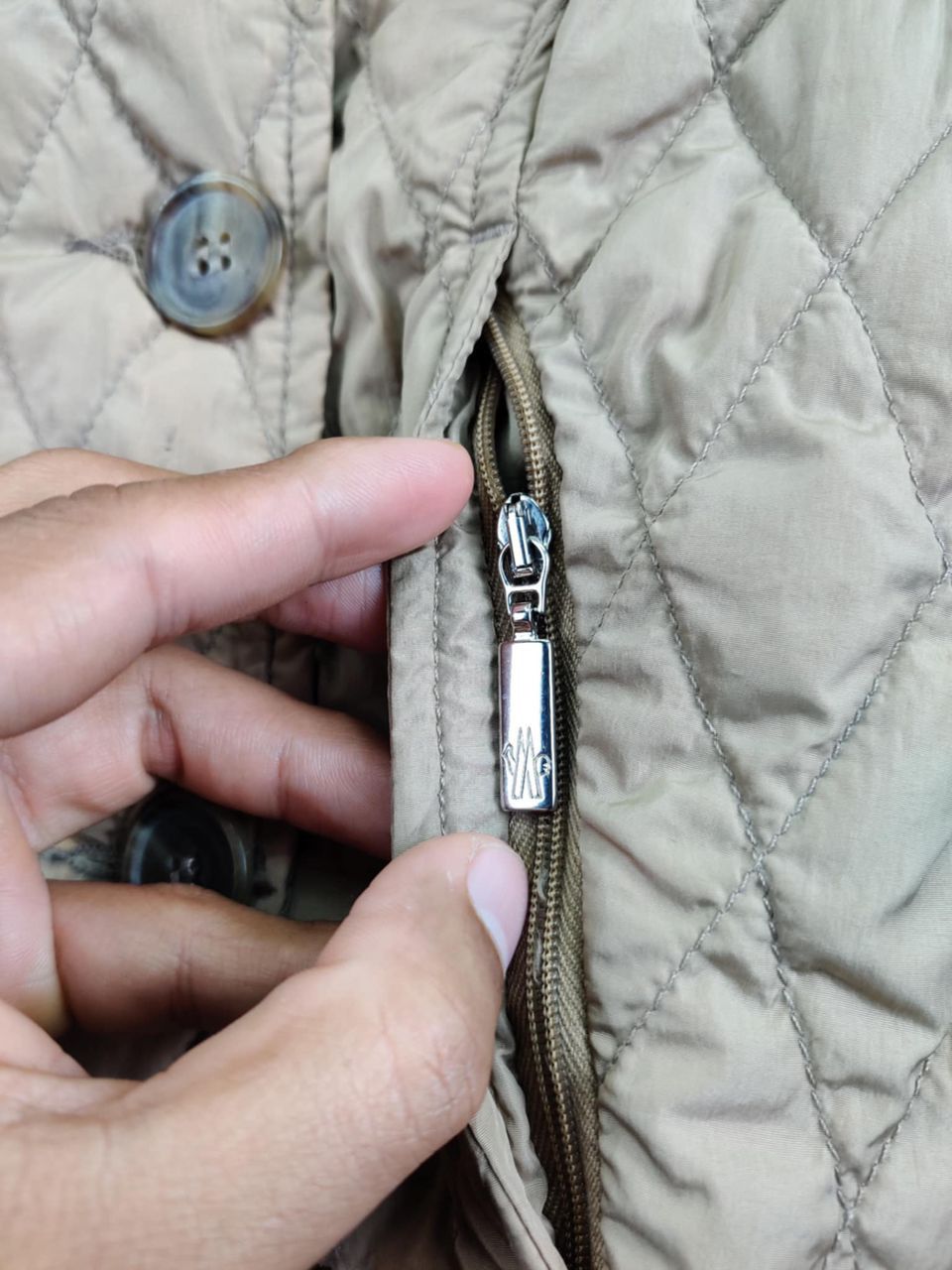 Moncler Nice❗Moncler Quilted Double Button Jacket Size US S / EU 44-46 / 1 - 8 Thumbnail