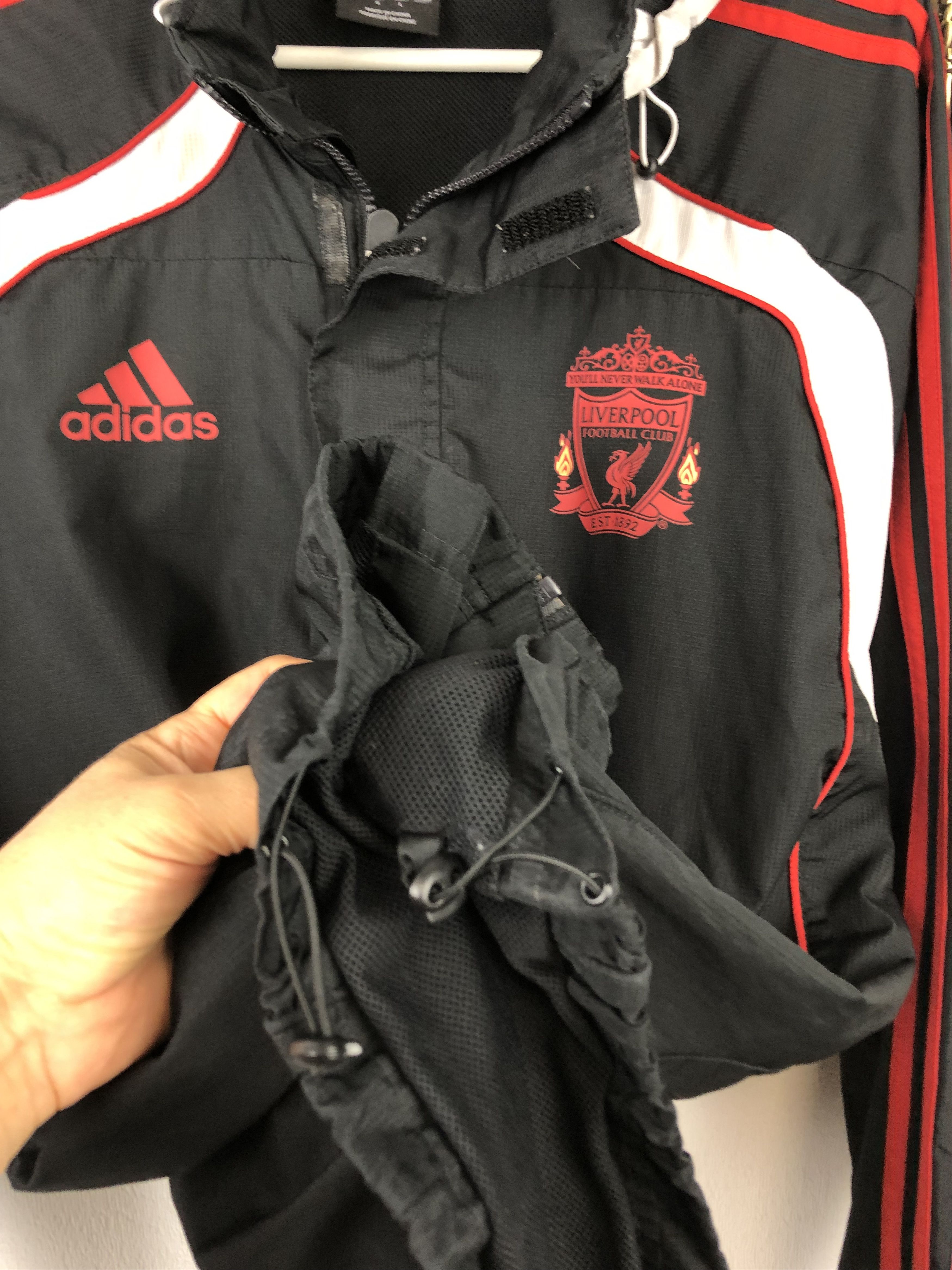 Adidas Vintage Liverpool Football Jacket Track Soccer Windbreaker Size US M / EU 48-50 / 2 - 4 Thumbnail