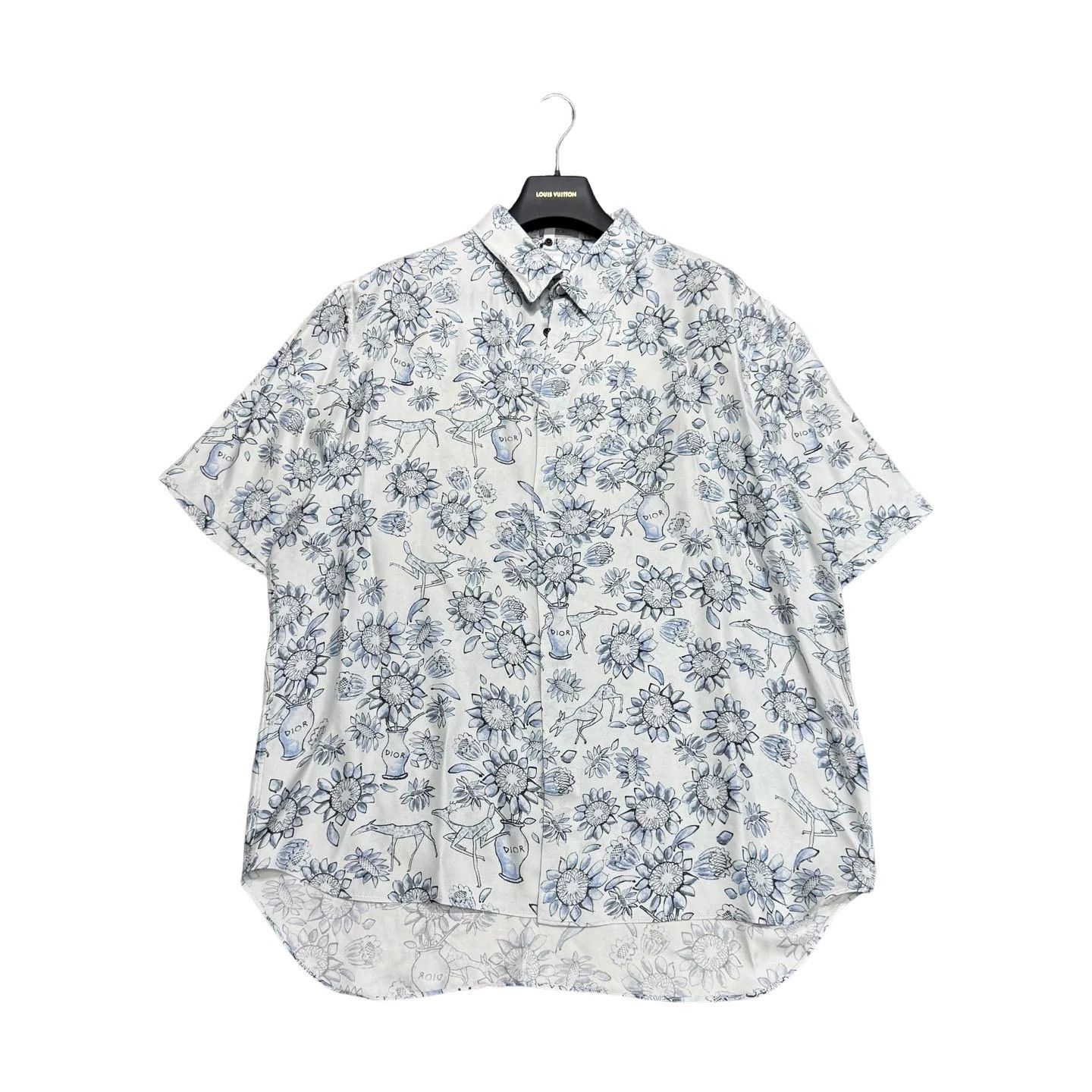 Dior Dior Floral Silk Short Sleeve Shirt 41 Size US L / EU 52-54 / 3 - 1 Thumbnail