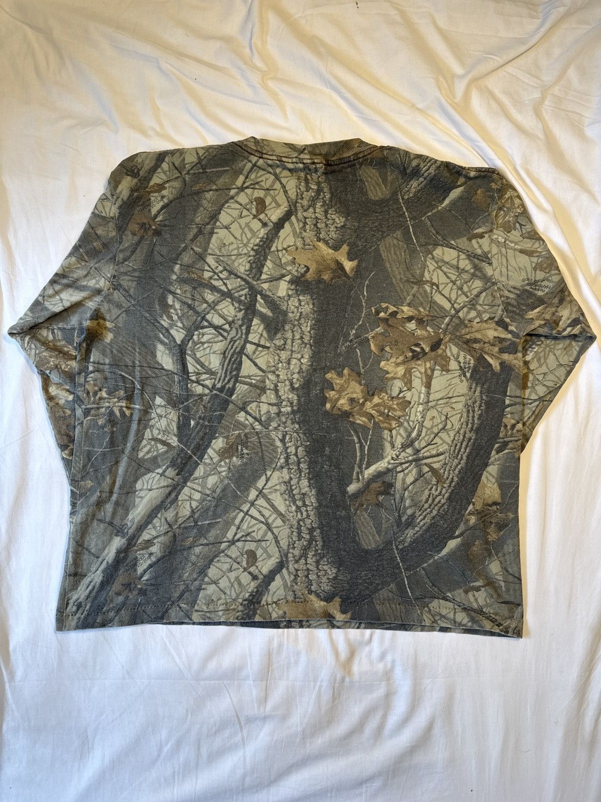 Realtree Vintage 90s Real Tree Camo Long Sleeve Pocket T Shirt Size US XXL / EU 58 / 5 - 4 Thumbnail