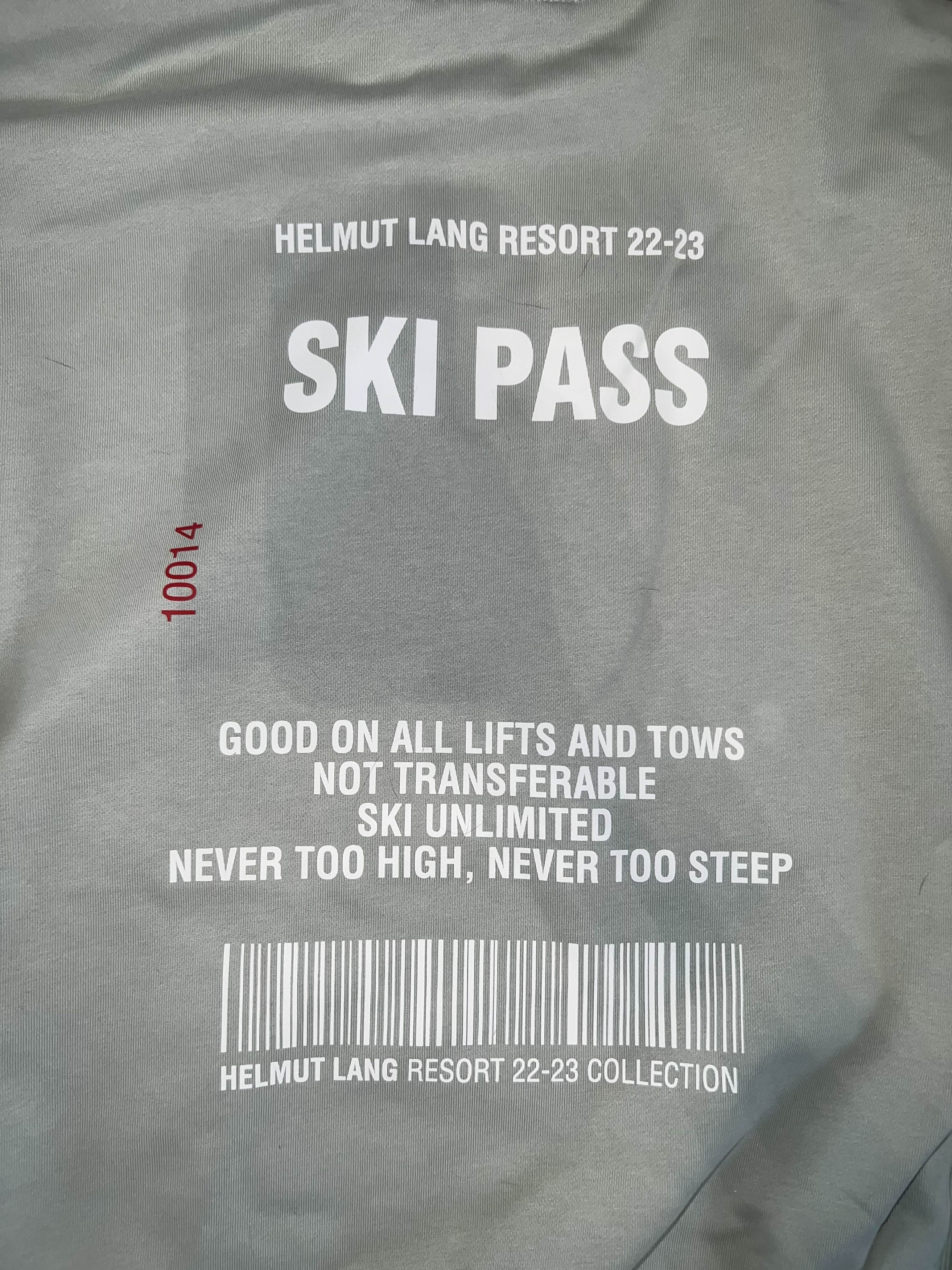 Helmut Lang HELMUT LANG Ski Pass Pullover Hoodie Size US S / EU 44-46 / 1 - 5 Thumbnail
