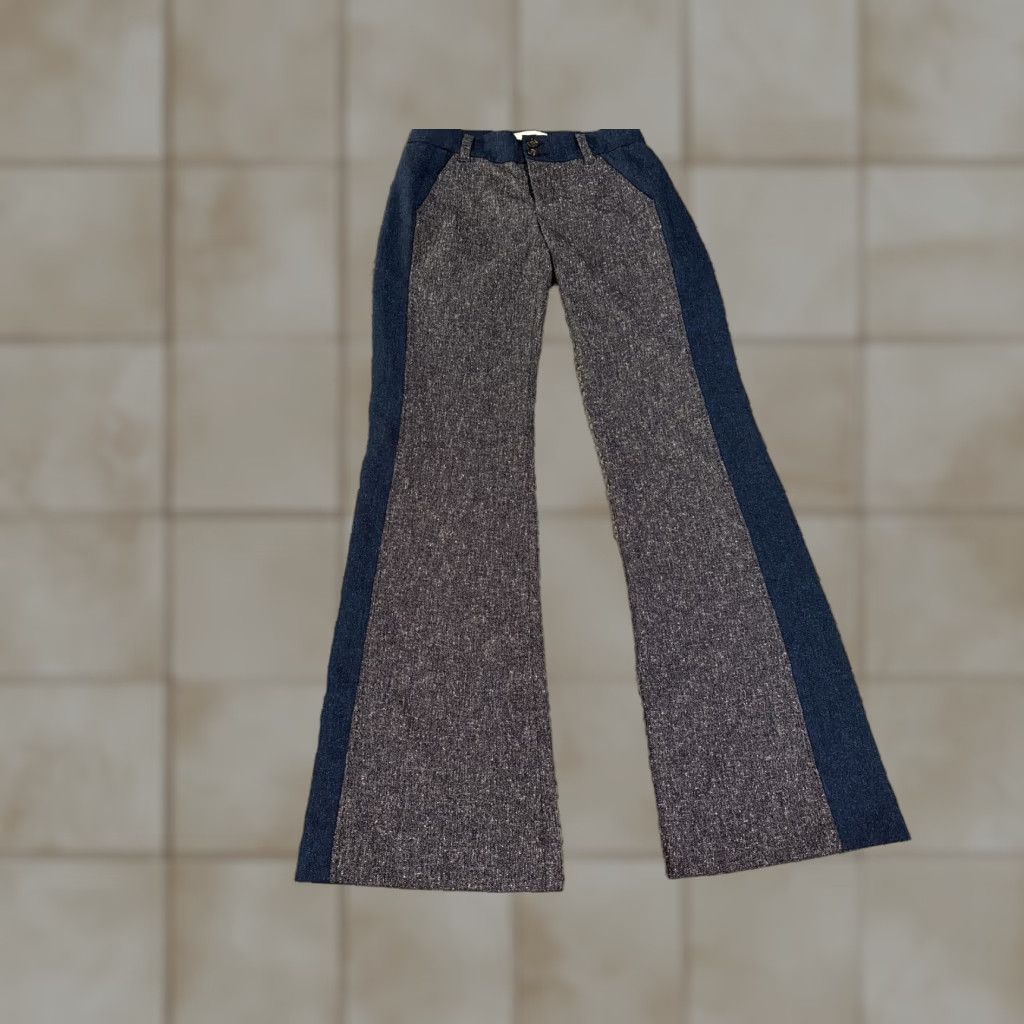 Brighton VINTAGE Elevenses The Brighton Tweed Flare Stretch Work Office Pants Womens 10 Gray Size 32" / US 10 / IT 46 - 1 Thumbnail