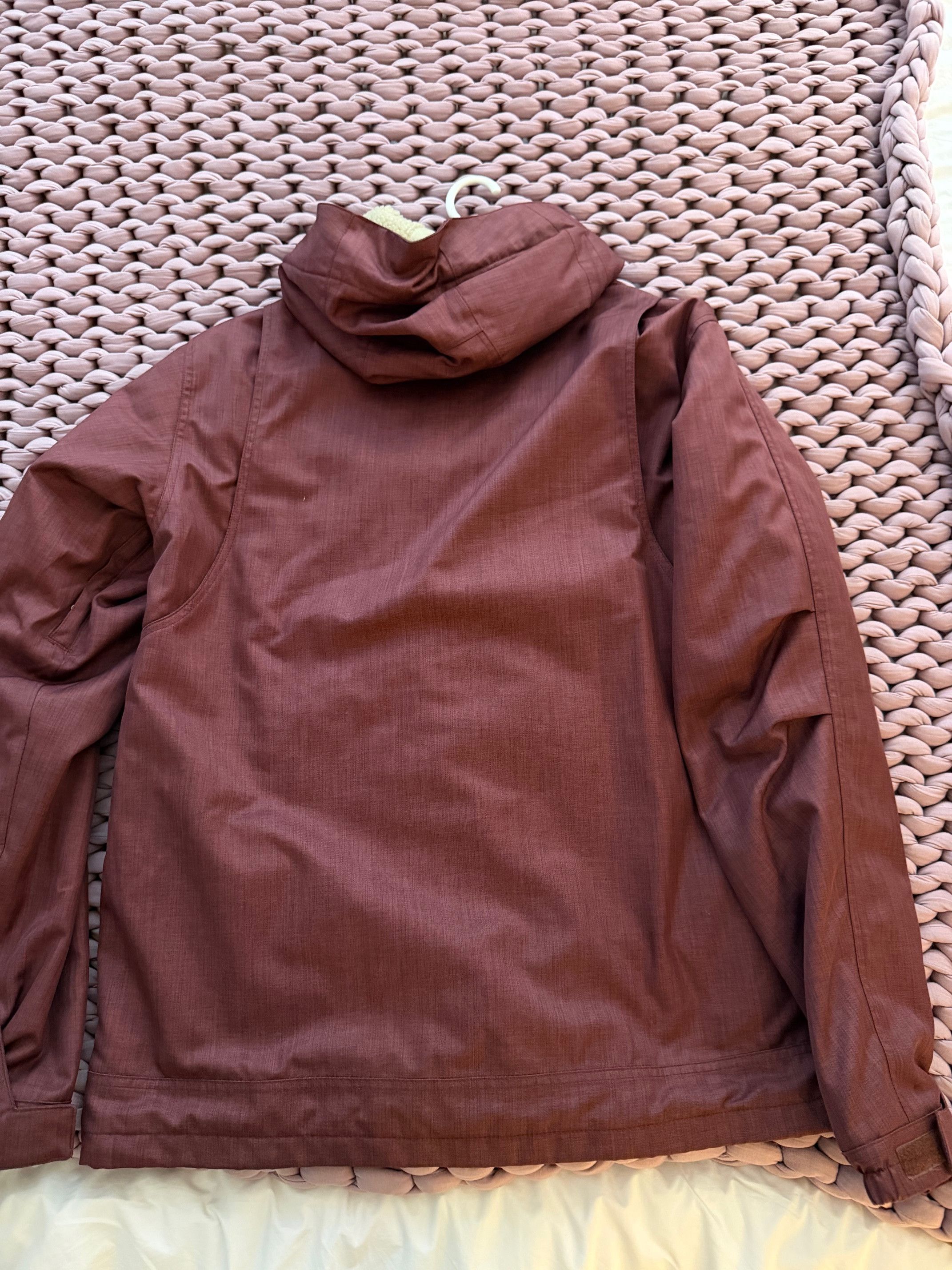 Burton Vintage Burton Maroon Sherpa-lined Ski Jacket - Size M Size US M / EU 48-50 / 2 - 3 Thumbnail