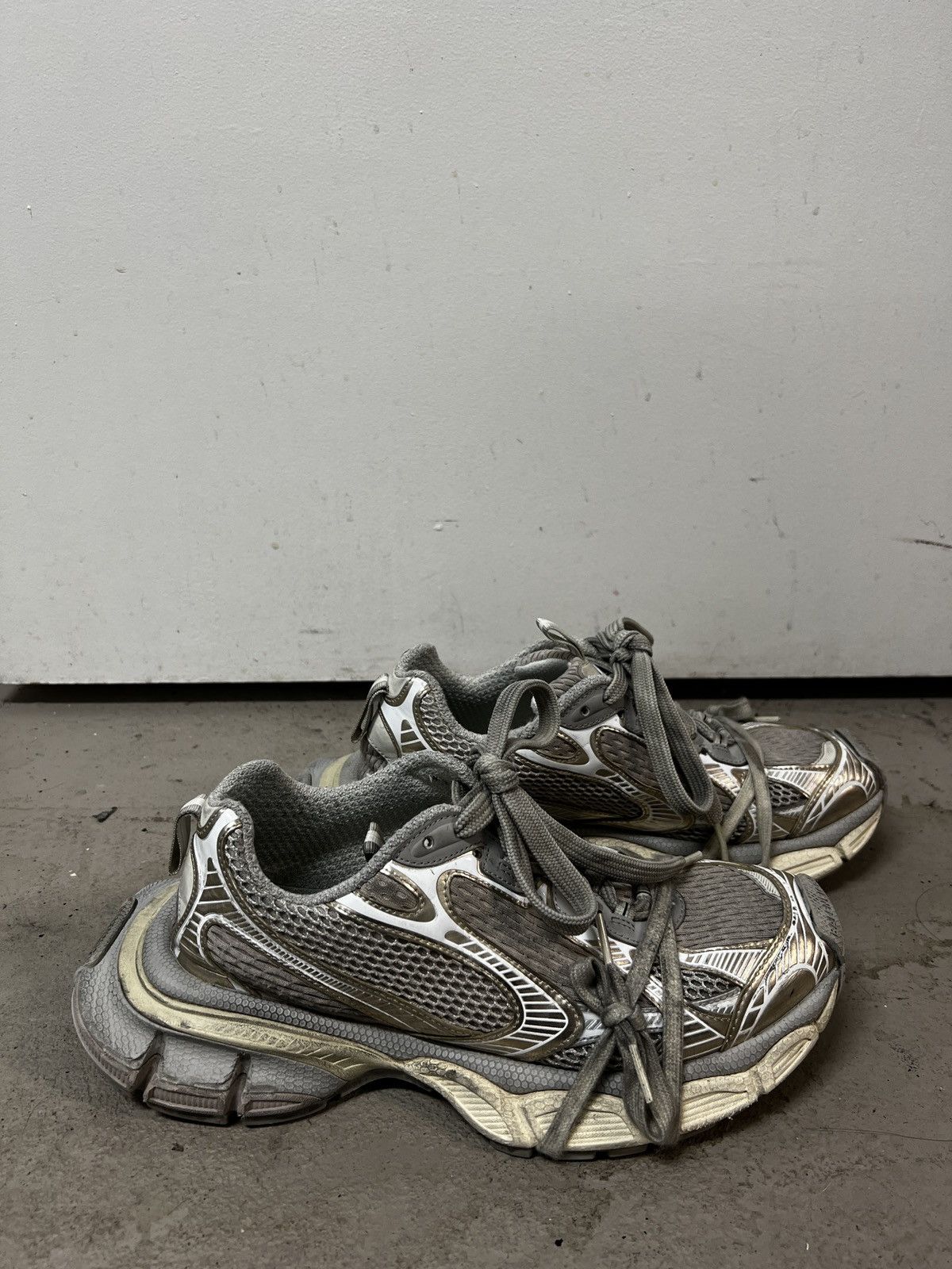 image of Balenciaga Xxxl Shoes in Grey, Men's (Size 8)