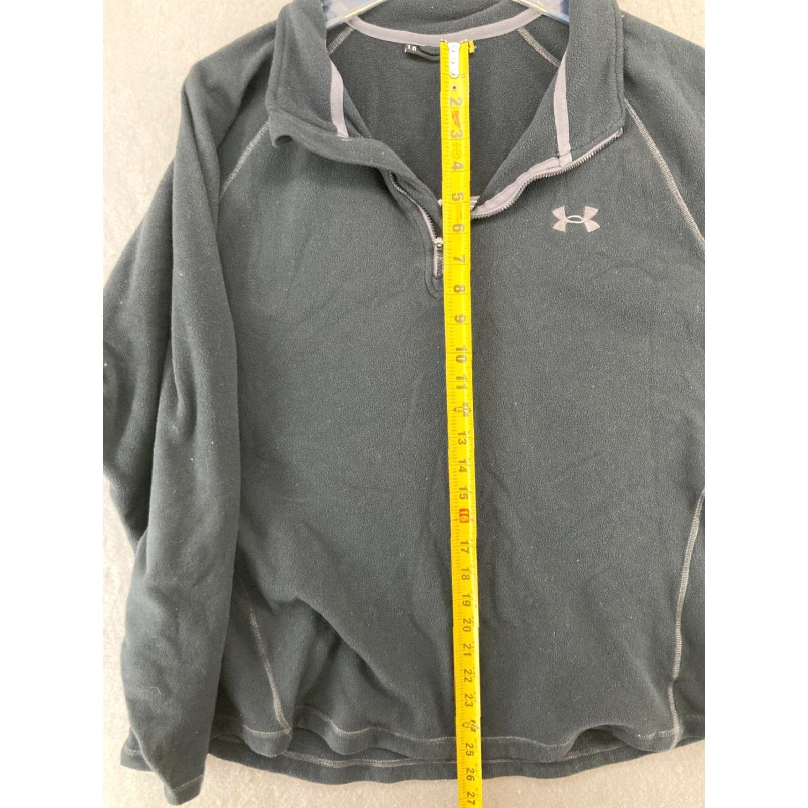 Under Armour Under Armour Mens Pullover L Black Fleece 1/4 Zip Sweatshirt Outdoor Size US L / EU 52-54 / 3 - 3 Thumbnail