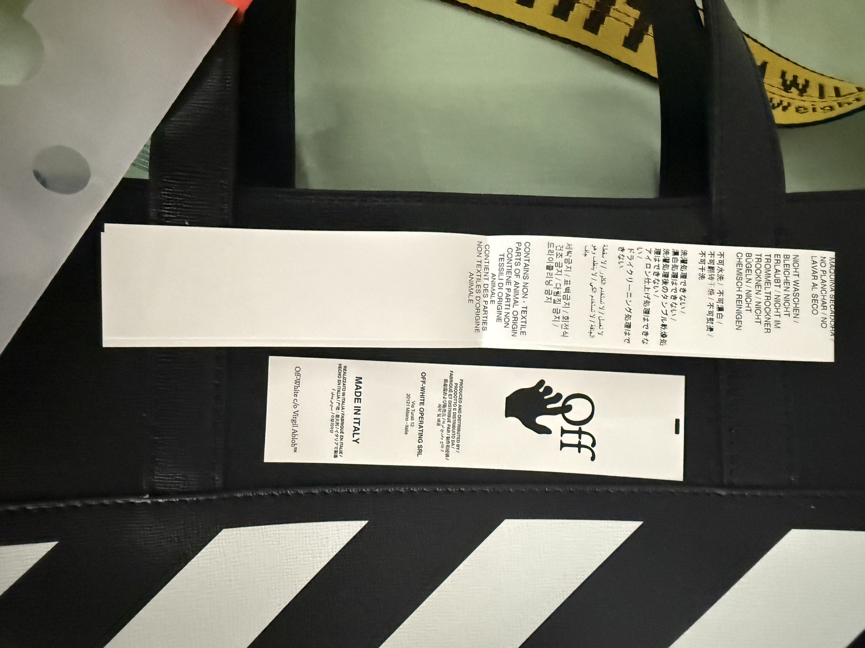 Off-White Off White Tote Black Leather Size ONE SIZE - 21 Thumbnail