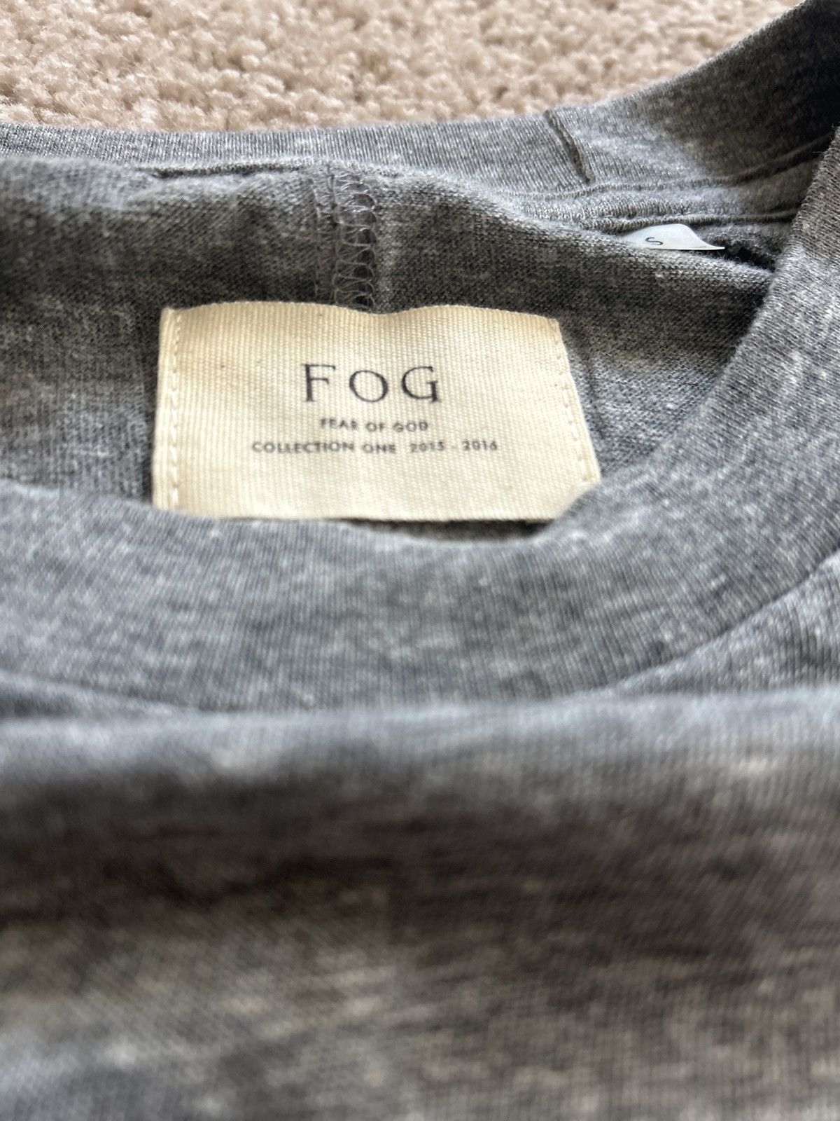 Fear of God × Pacsun FOG Fear of God Collection One T-Shirt (2015–2016) – Gray Size S / US 4 / IT 40 - 1 Thumbnail
