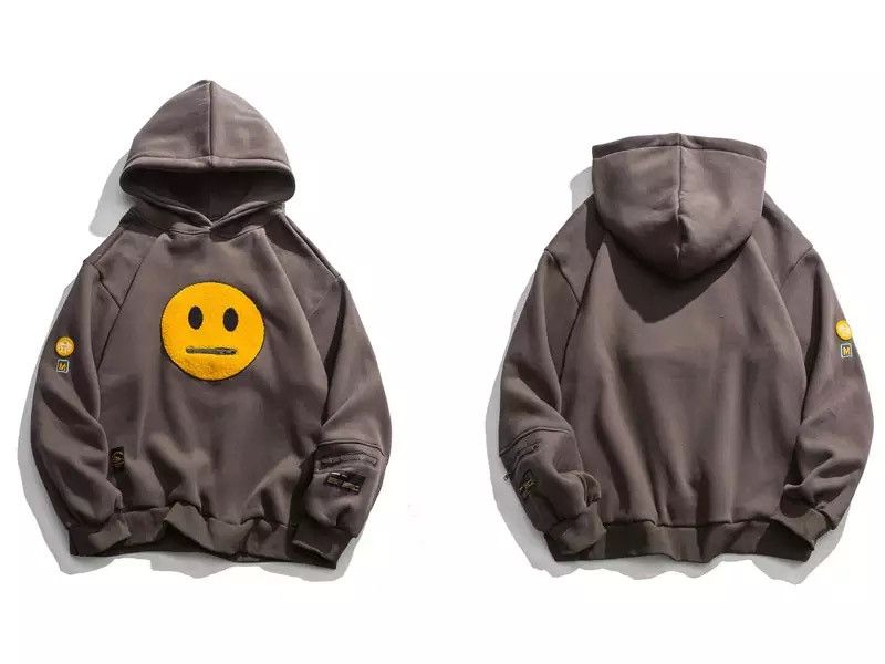 Japanese Brand × Vintage 'Smile' Gray Hoodie Hooded Sweatshirt Size US M / EU 48-50 / 2 - 3 Thumbnail