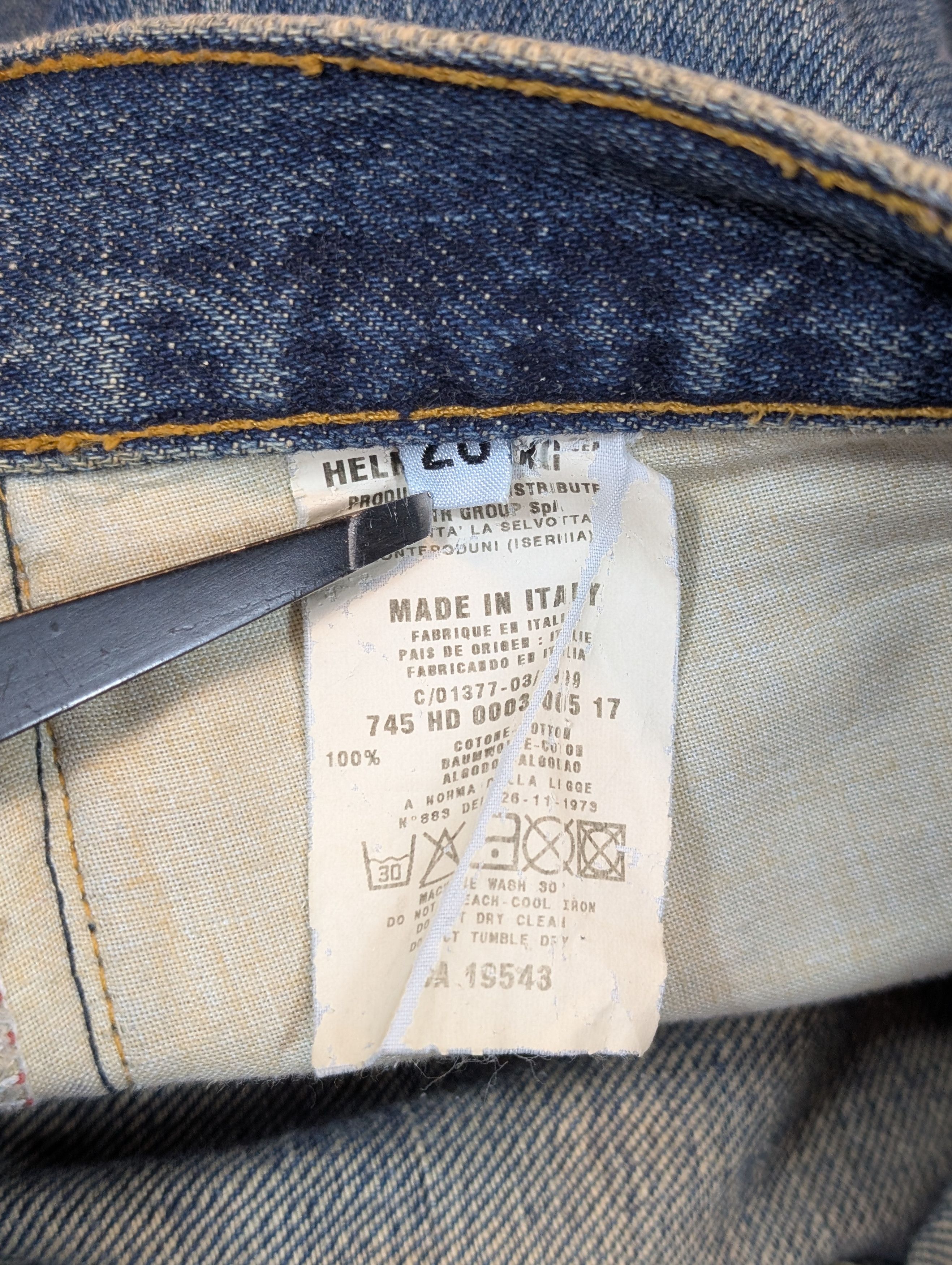 Helmut Lang Helmut Lang OG 1999 Silver Paint Splatter Painter Denim Size US 28 / EU 44 - 7 Thumbnail