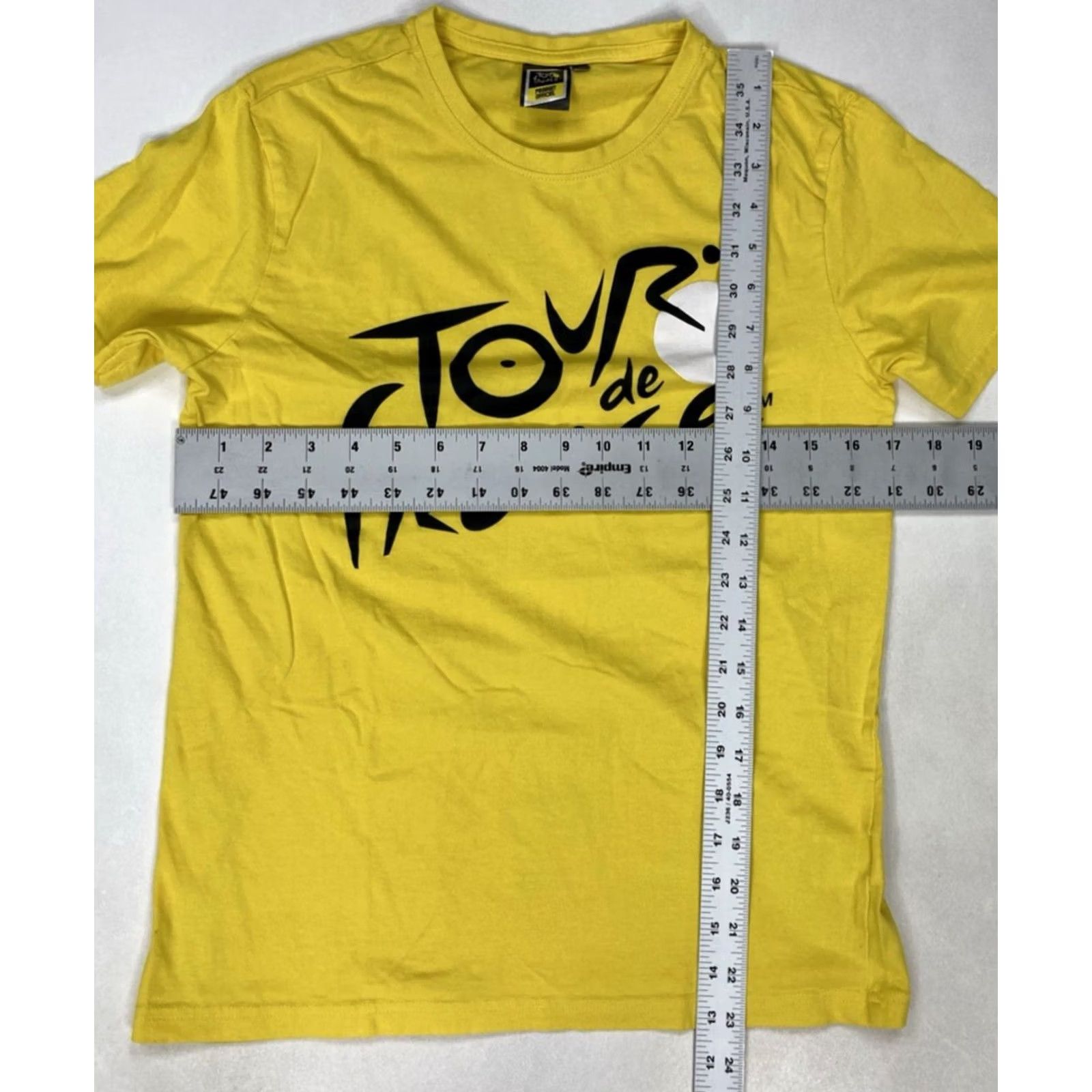 Vintage VINTAGE Le Tour de France T-shirt Women Small Yellow Short Sleeve Size S / US 4 / IT 40 - 5 Thumbnail