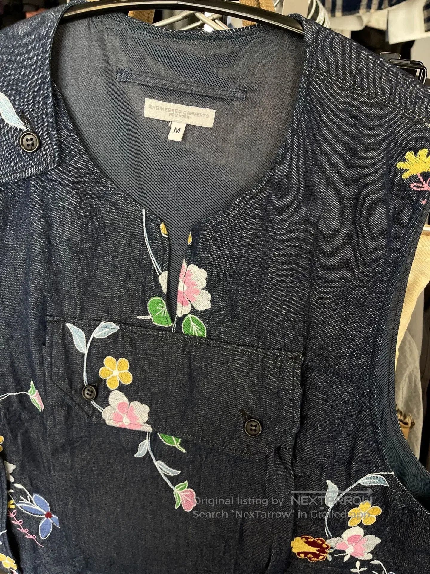 Engineered Garments Engineered Garments Cotton Embroidered Vest. Size M / US 6-8 / IT 42-44 - 2 Thumbnail