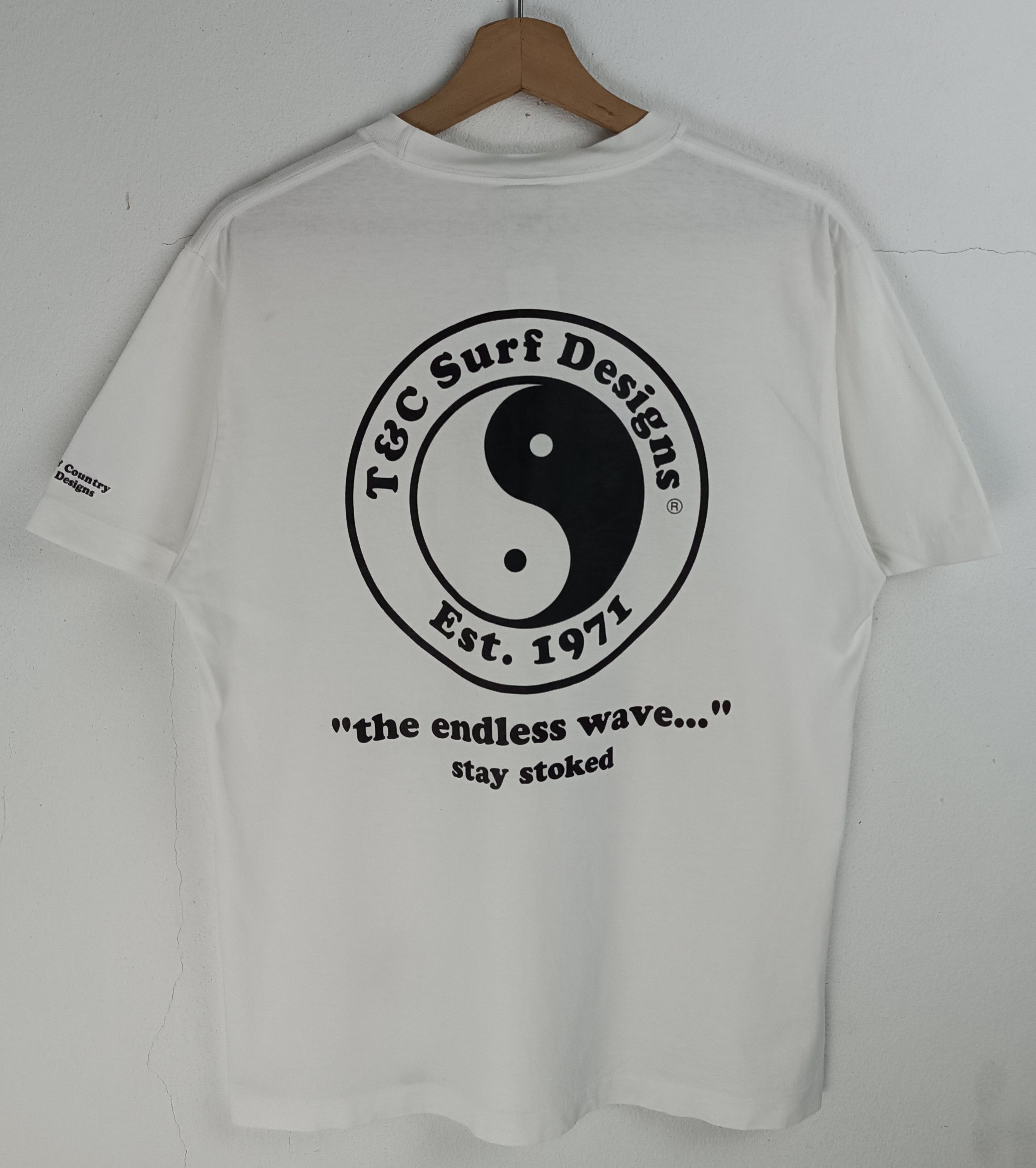 Vintage VINTAGE 90'S T&C SURF DESIGN HAWAII LONGBOARD SURF SUN BEACH Size US M / EU 48-50 / 2 - 3 Thumbnail