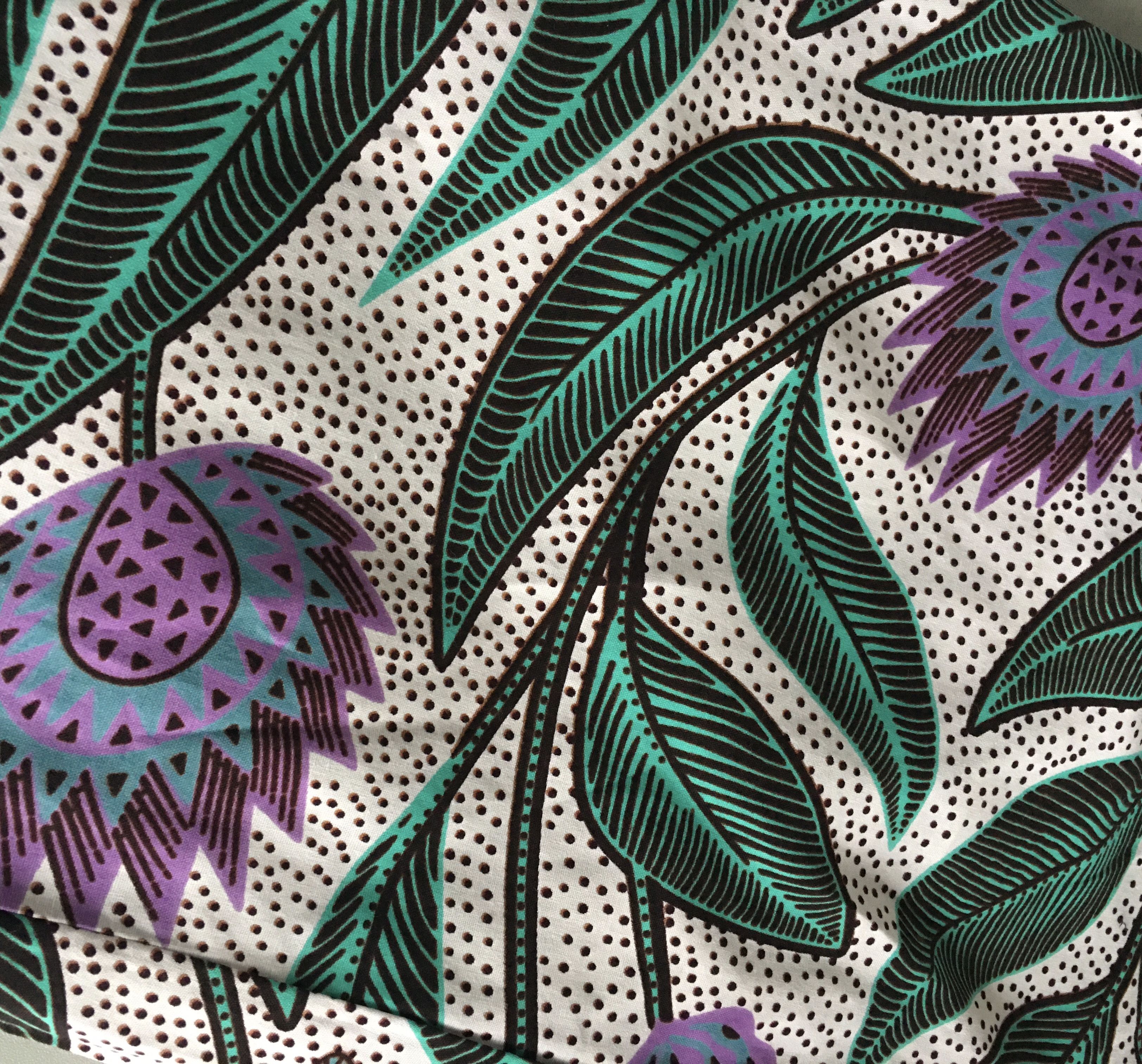 Other Vintage Pants African Print Women Fitted Pants Size 38" / US 16 / IT 52 - 6 Thumbnail
