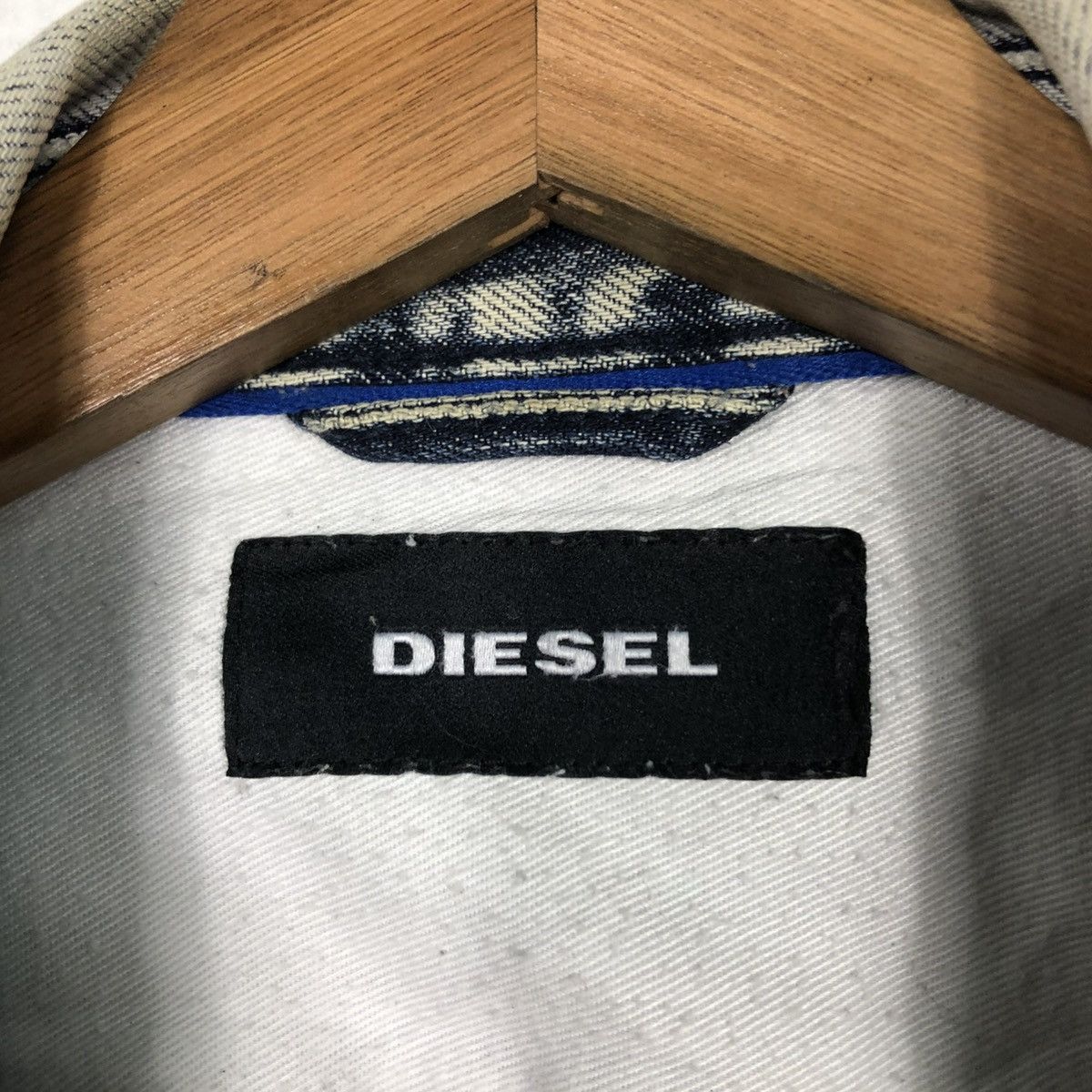 Diesel 🔥VINTAGE DENIM BIKER JACKET DIESEL ACID WASH DESIGN Size US M / EU 48-50 / 2 - 20 Thumbnail