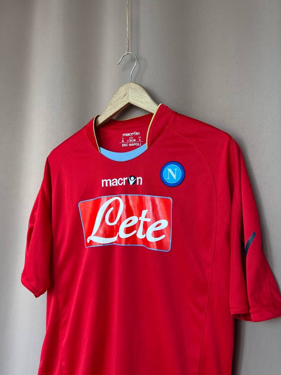 Macron Napoli 2009/10 Third Football Jersey Quagliarella Size S/M Size US S / EU 44-46 / 1 - 4 Thumbnail