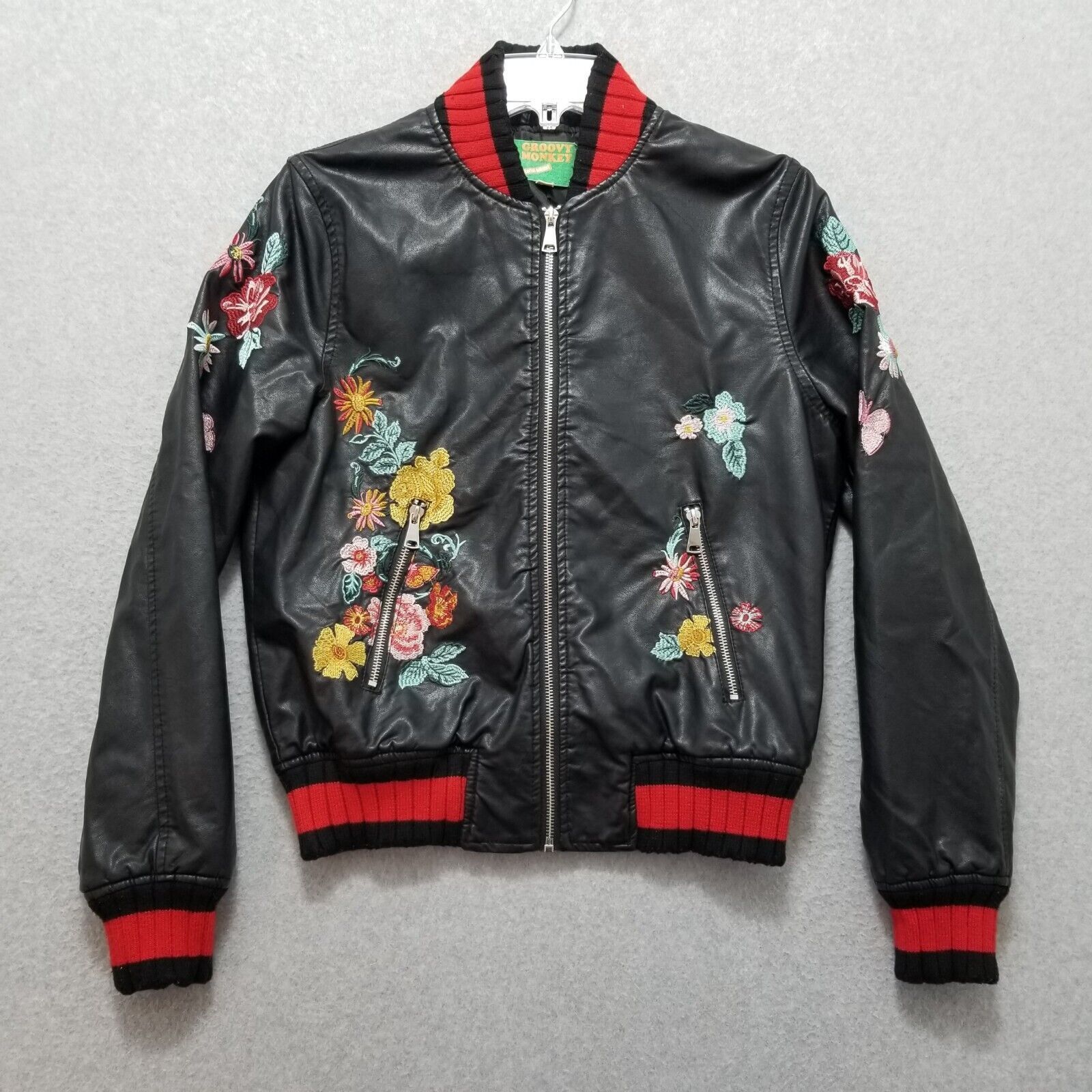 Other Vintage Groovy Monkey Jacket Womens Small Embroidered | Grailed