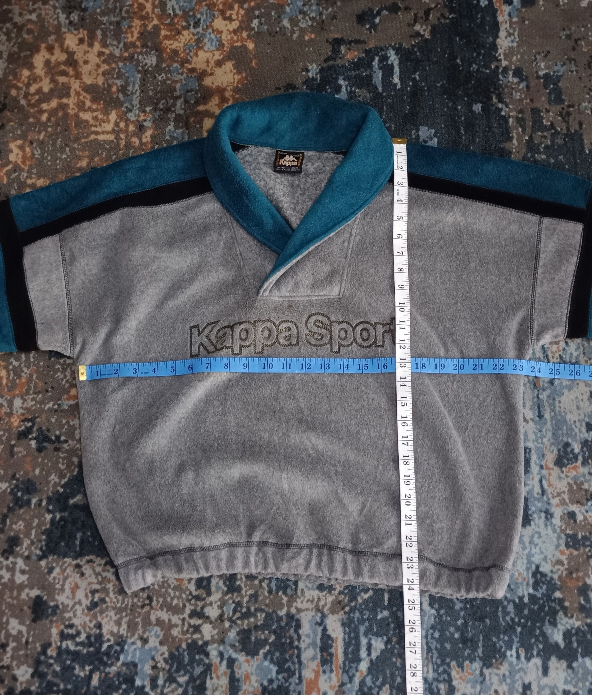 Kappa Vintage 90s Kappa Sport Spell Out Fleece Size US XL / EU 56 / 4 - 12 Thumbnail