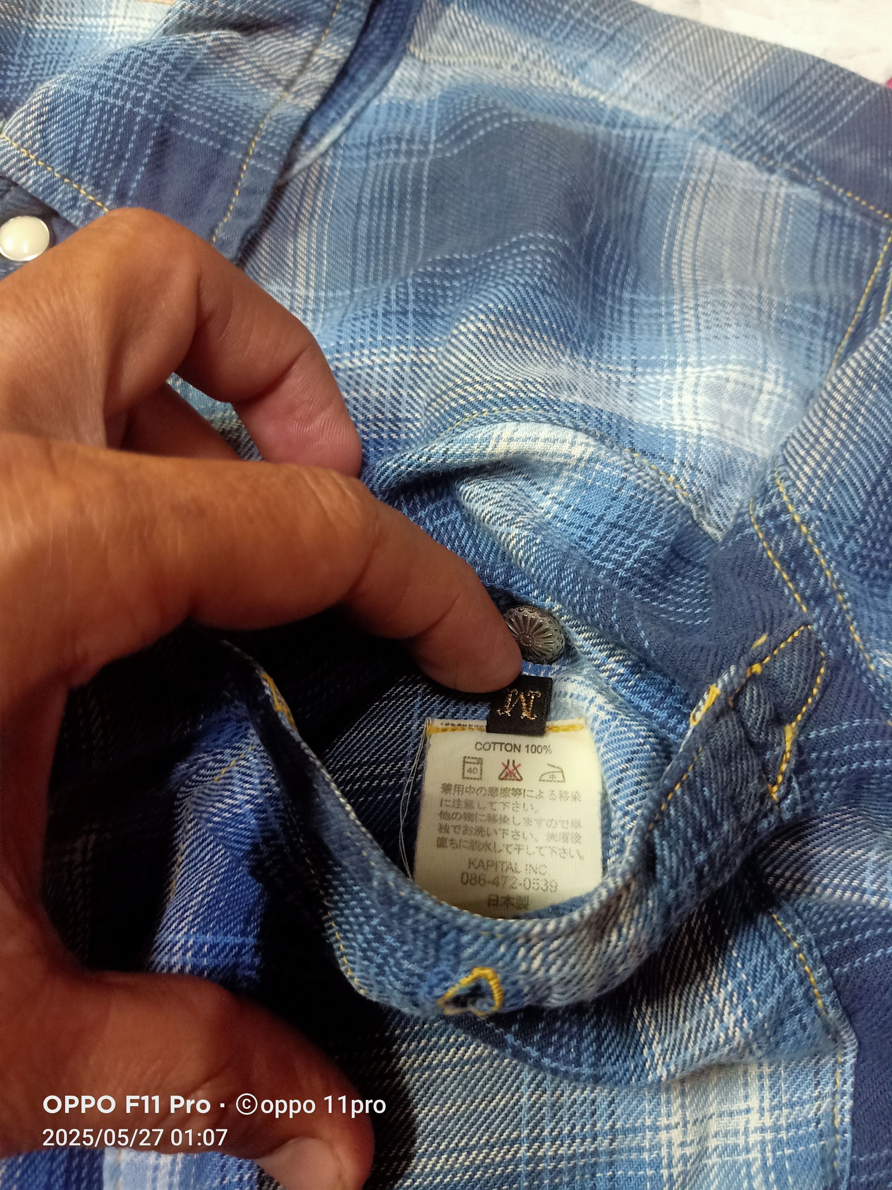 Kapital × Kapital Kountry Kapital Vintage Snap Men Button Poket Smiles Size US M / EU 48-50 / 2 - 8 Thumbnail