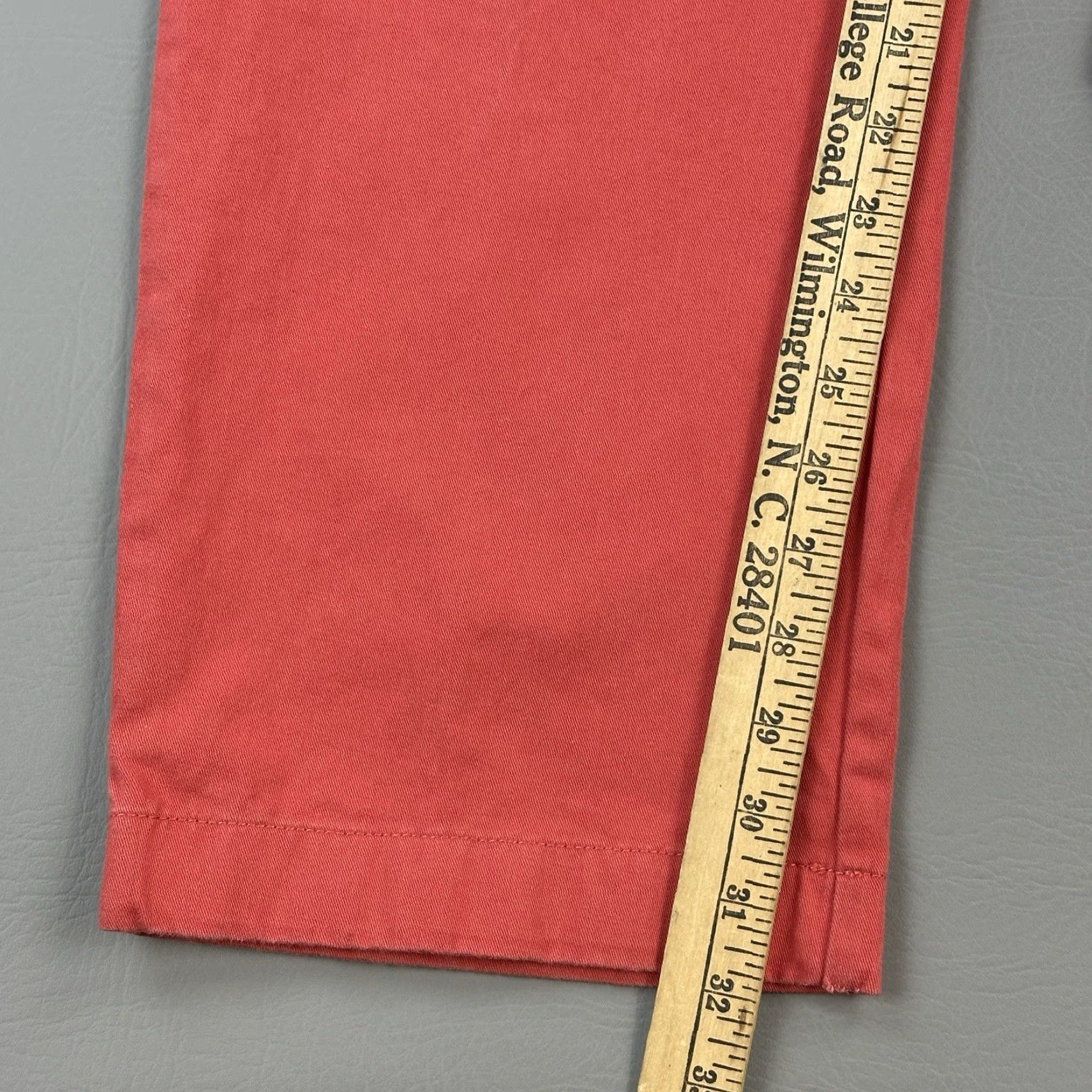 Vintage Southern Marsh Pants Mens 32x32 Coral Flat Front Chino Preppy Casual Chino Pants Mens 32 Coral Red Regular Straight USA Logo Polo Size US 32 / EU 48 - 3 Thumbnail