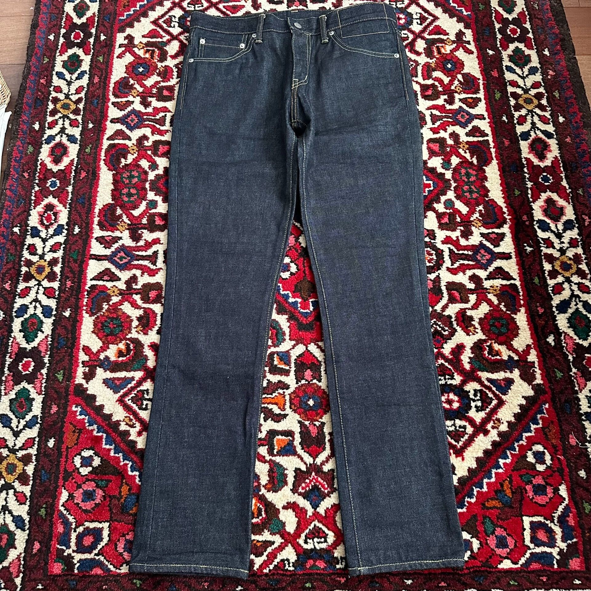 Visvim visvim 04R Black Raw Denim Jeans W32L30 Size US 32 / EU 48 - 1 Thumbnail