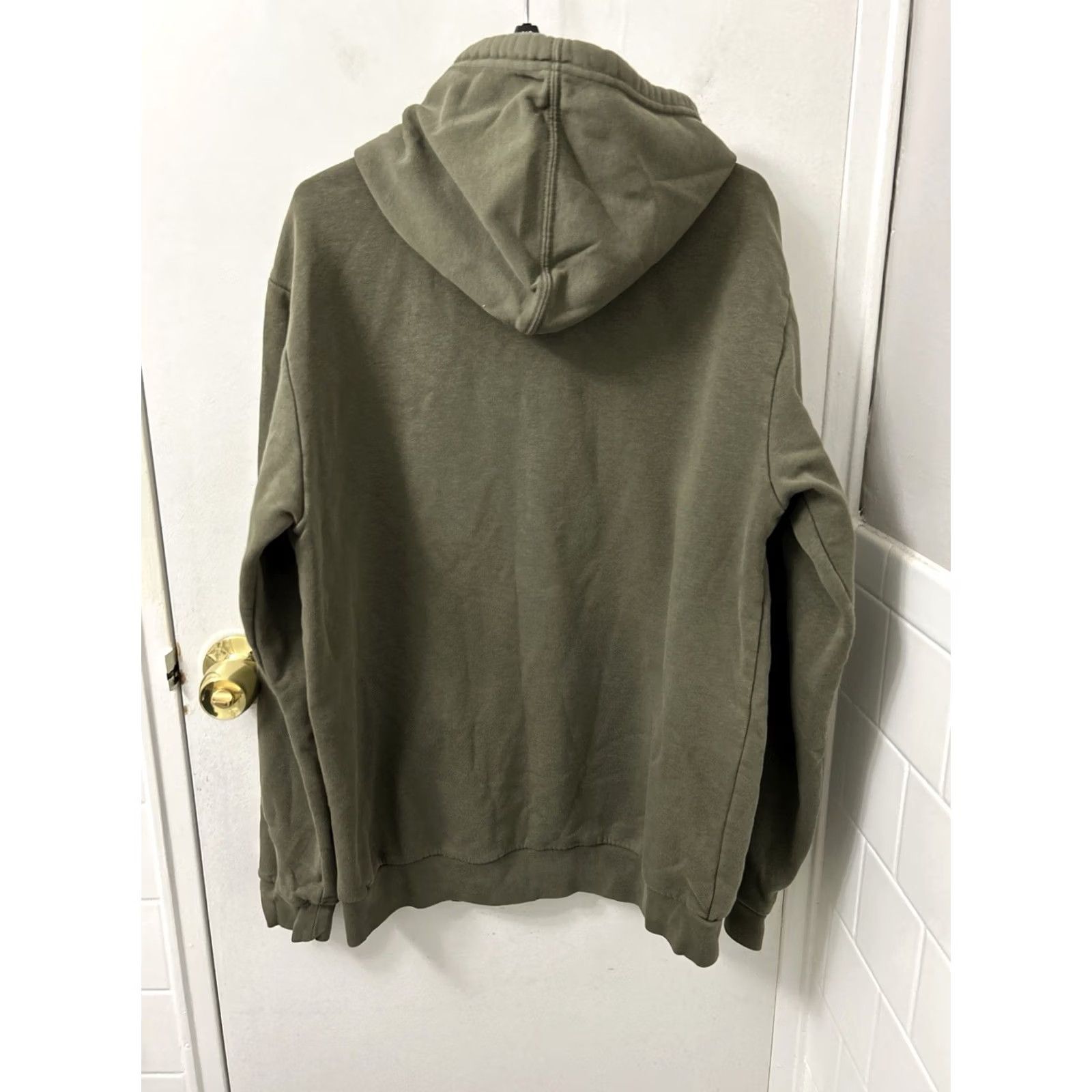 Adidas Adidas Hoodie Mens Large Green Big Logo Pullover Sweatshirt 3 Stripes Tricot L/S Size US L / EU 52-54 / 3 - 7 Thumbnail