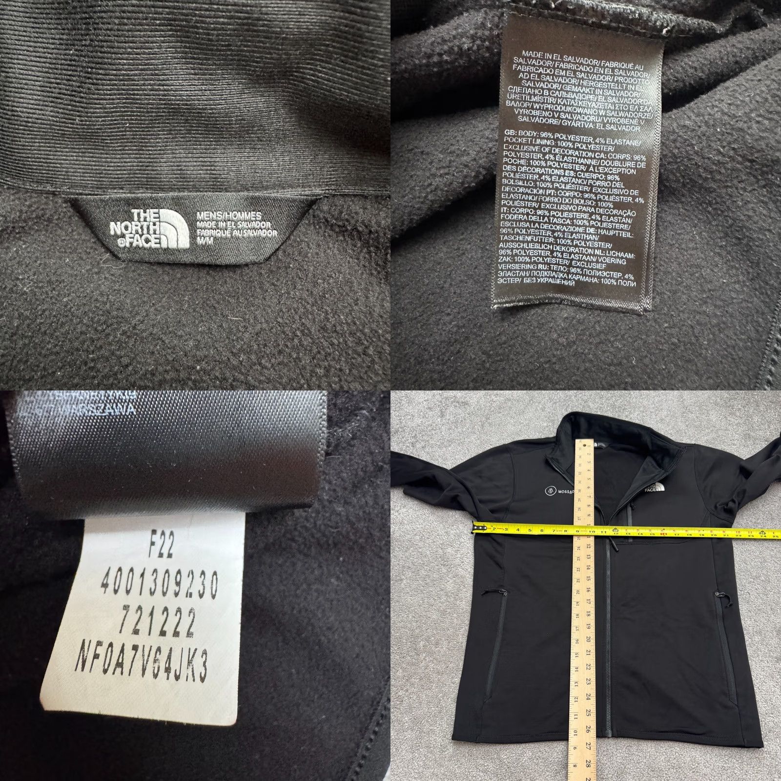 The North Face The North Face Skyline Full Zip Jacket Mens M Black Moss Logo Outdoor Size US M / EU 48-50 / 2 - 8 Thumbnail