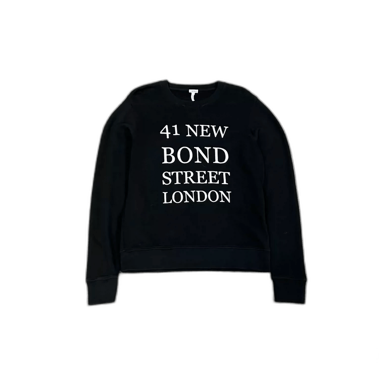 Loewe Loewe Logo Black Sweatshirt for Women Size S / US 4 / IT 40 - 1 Thumbnail