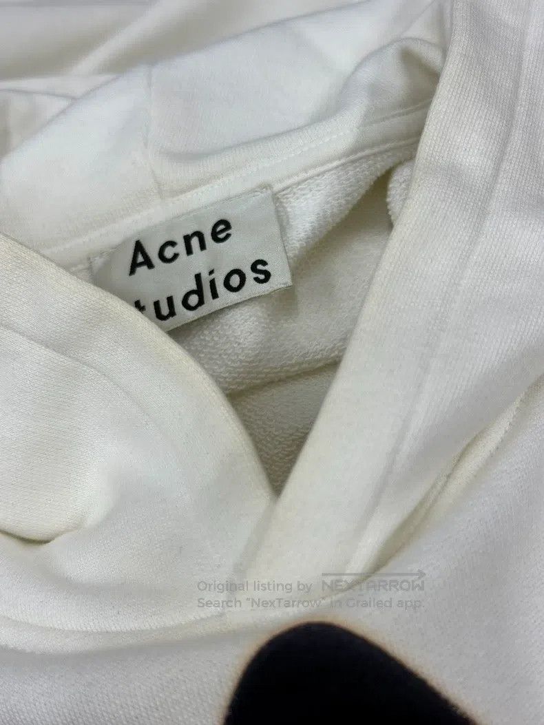 Acne Studios Acne Studios White lipstick hooded sweatshirt long-sleeve Size XS / US 0-2 / IT 36-38 - 6 Thumbnail