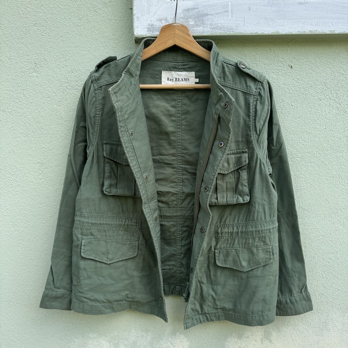 Japanese Brand Vintage Ray BEAMS Army style Jacket Size M / US 6-8 / IT 42-44 - 5 Thumbnail